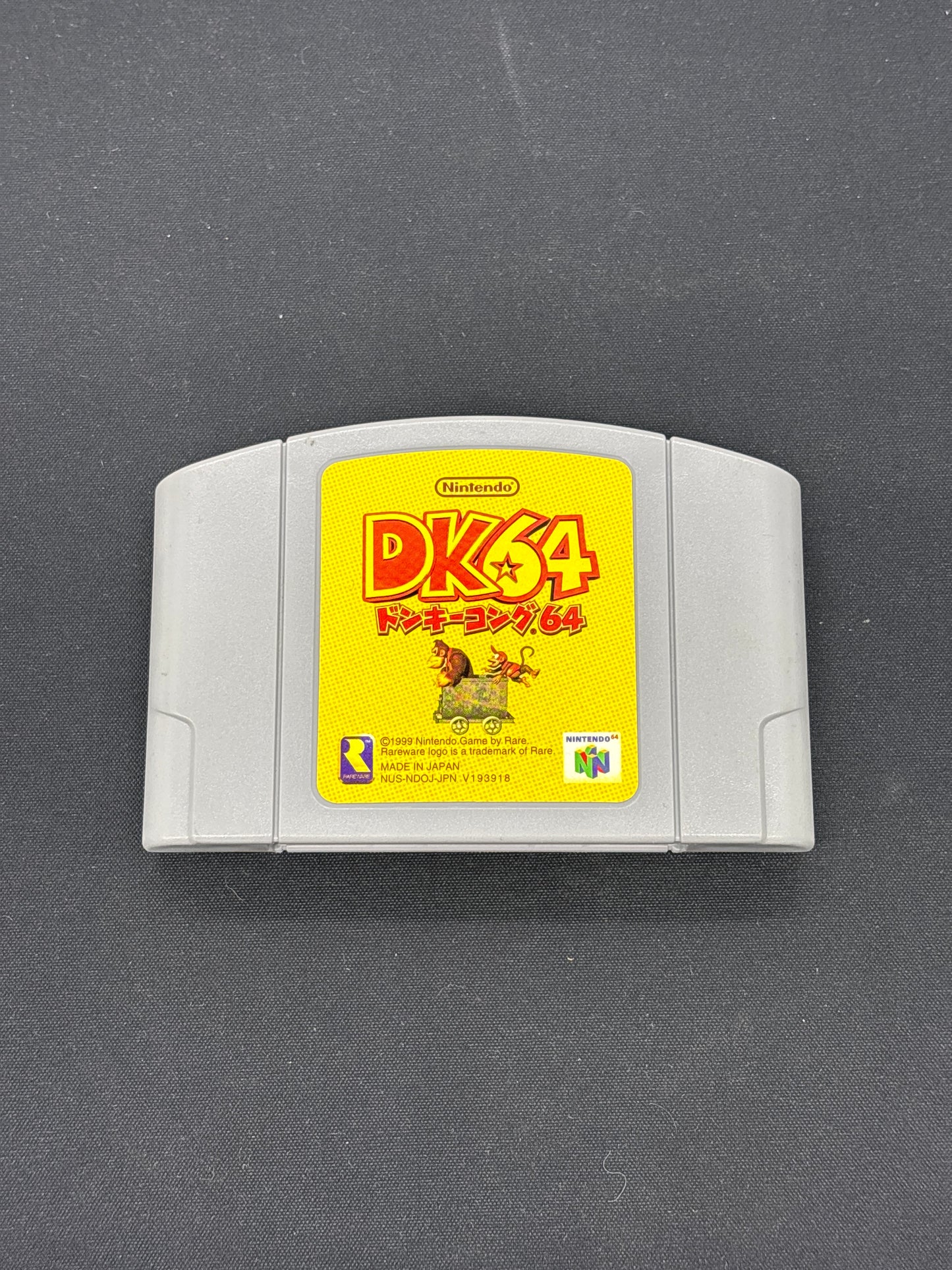 Auction Lot 2: Japanese Donkey Kong Nintendo N64 Video Game Loose