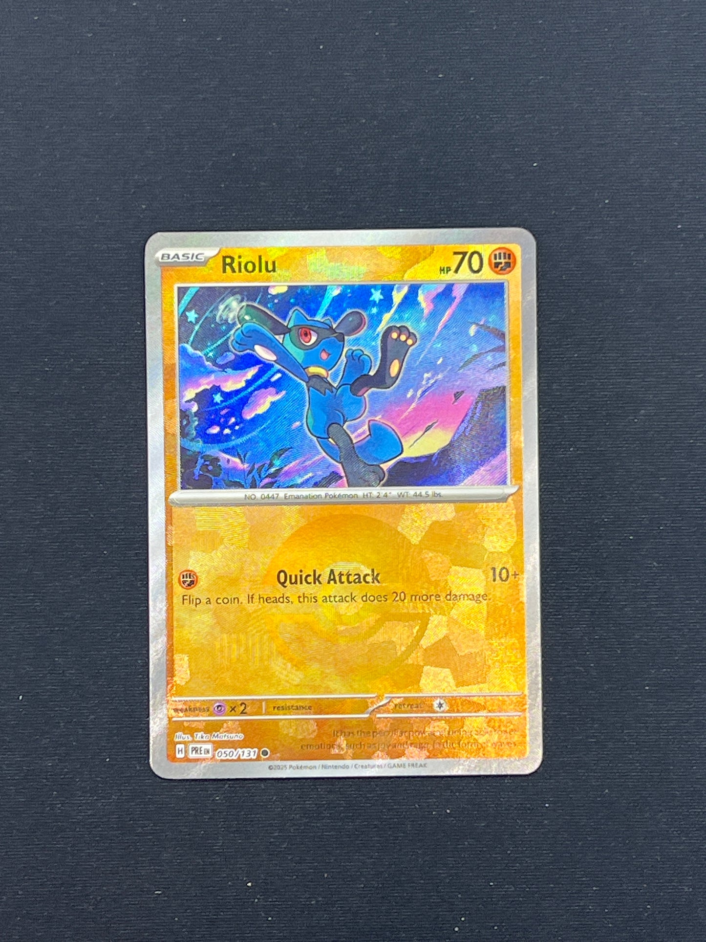 Auction Lot 94: Pokemon Cards Riolu Pokeball Holo Conditions Vary