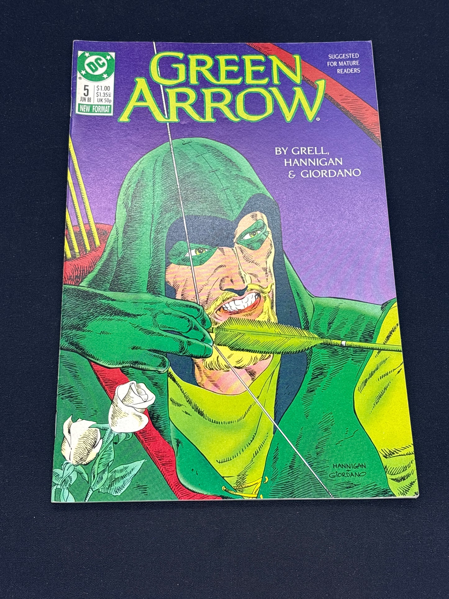 Auction Lot 69: DC Comics Green Arrow Issue 5 June 1988 Comic Book