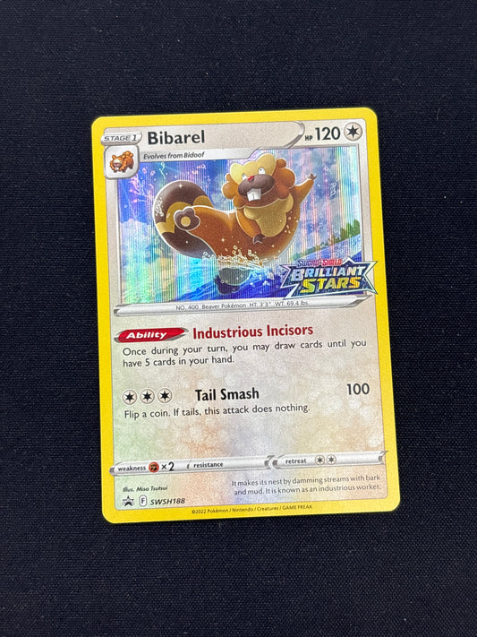 Auction Lot 309: Bidoof Brilliant Stars Build and Battle Stamped Promo Card Conditions Vary