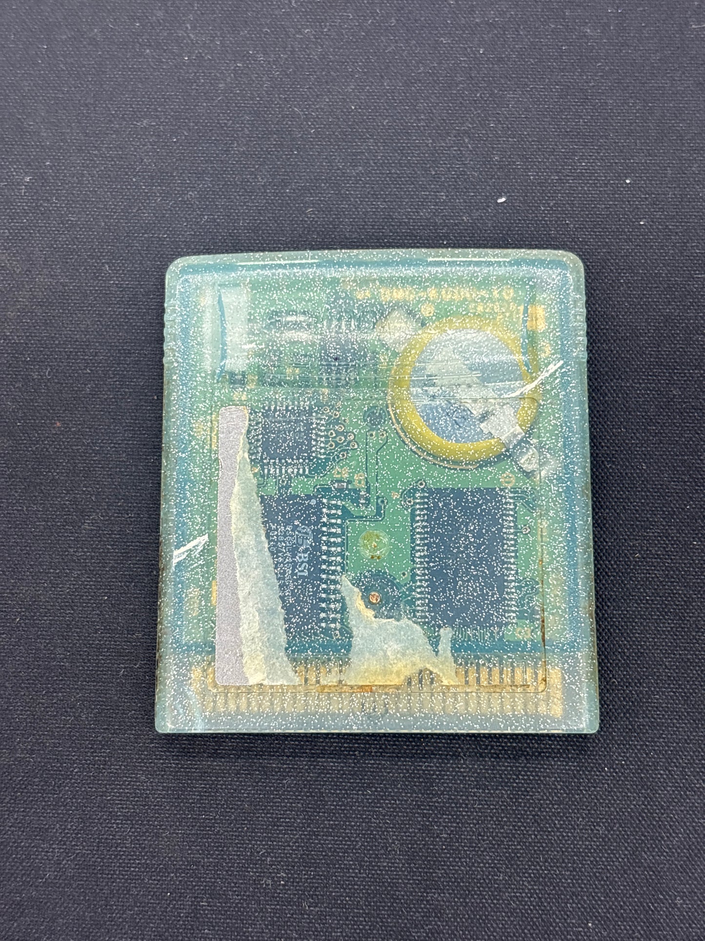 Auction Lot 2: Nintendo Gameboy Color Pokemon Crystal Authentic Missing Front Label Loose