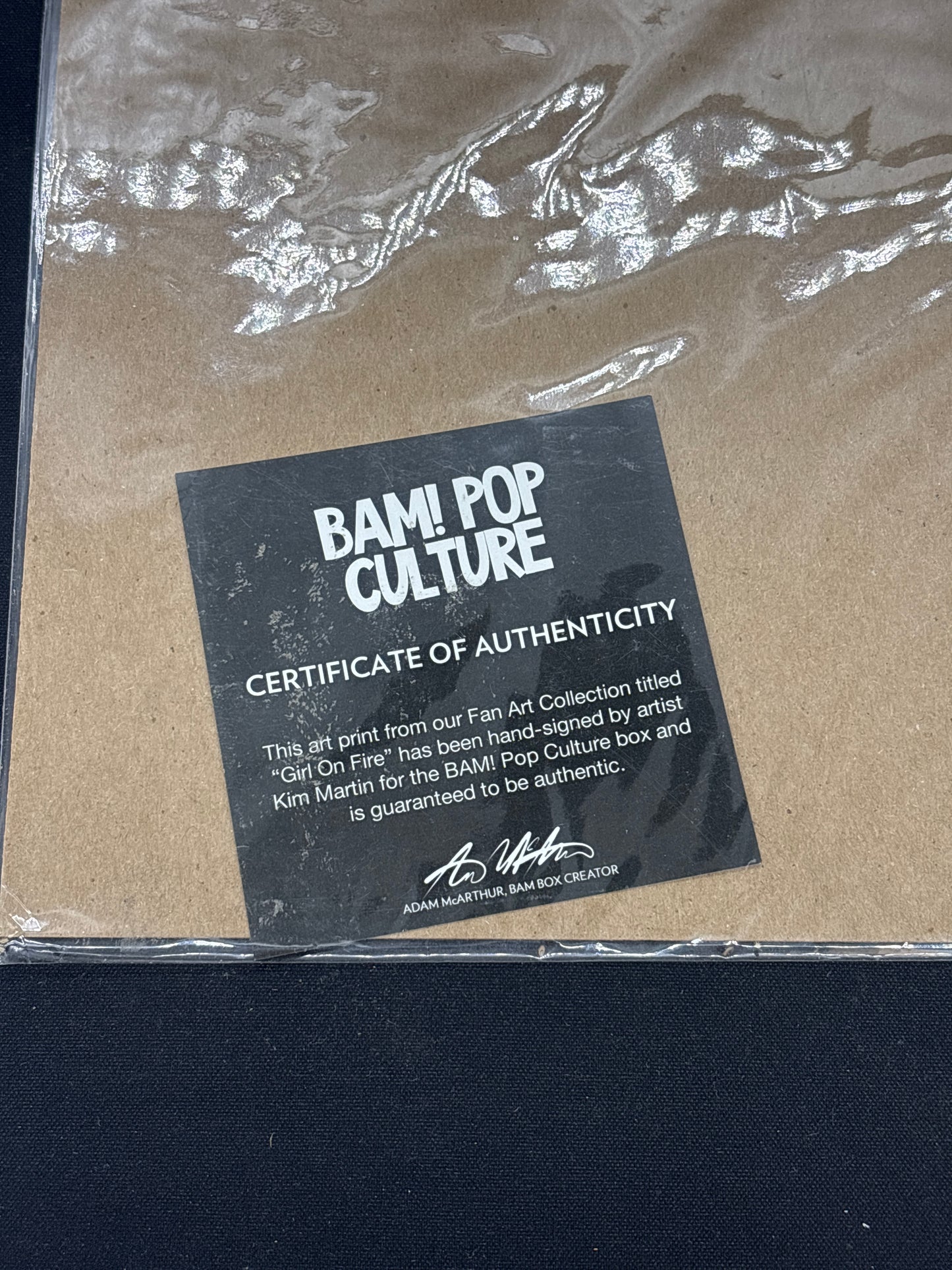 Auction Lot 80: BAM! Limited Edition Fan Art Print Numbered 210/500 Signed w/COA