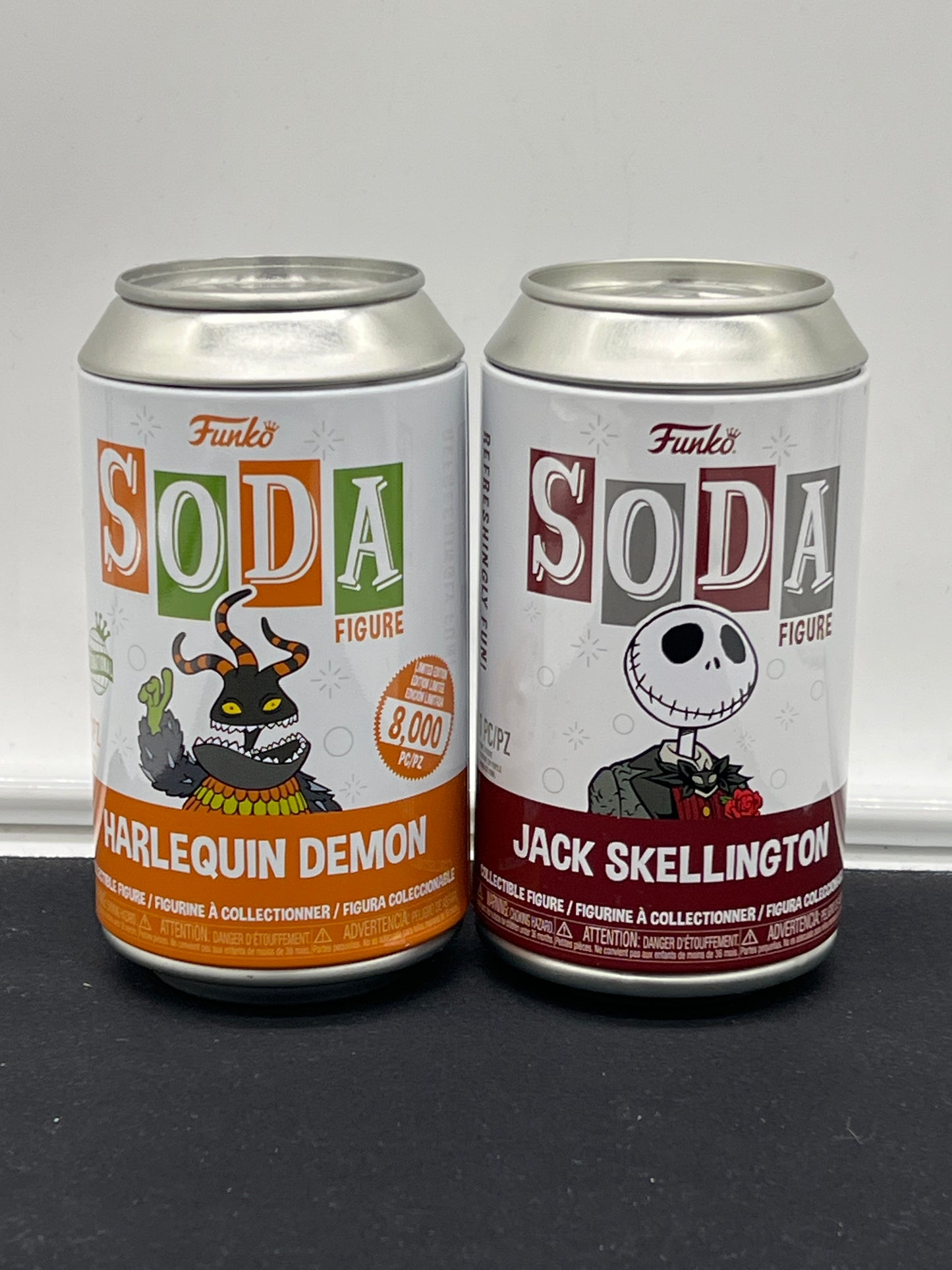 Auction Lot 46: Funko Soda Lot of 2 Harlequin Demon & Jack Skellington