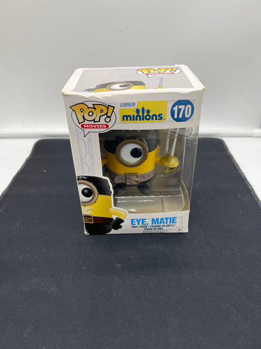 Auction Lot 117: Pop Funko Minions Figure Eye Matie 170