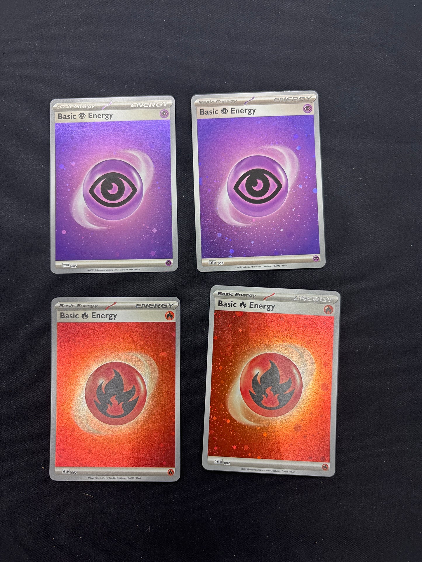 Auction Lot 256: Pokemon Holo Energy Card Lot Conditions Vary
