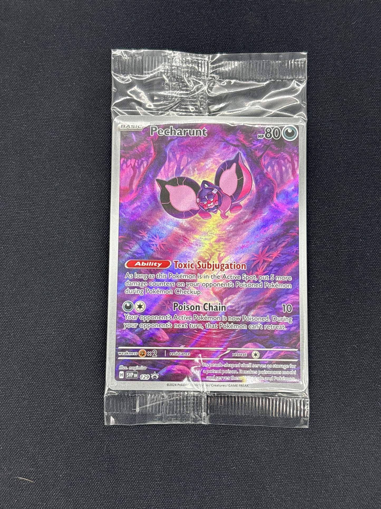 Auction Lot 4: Pecharunt ETB Promo Pokemon Shrouded Fable Sealed