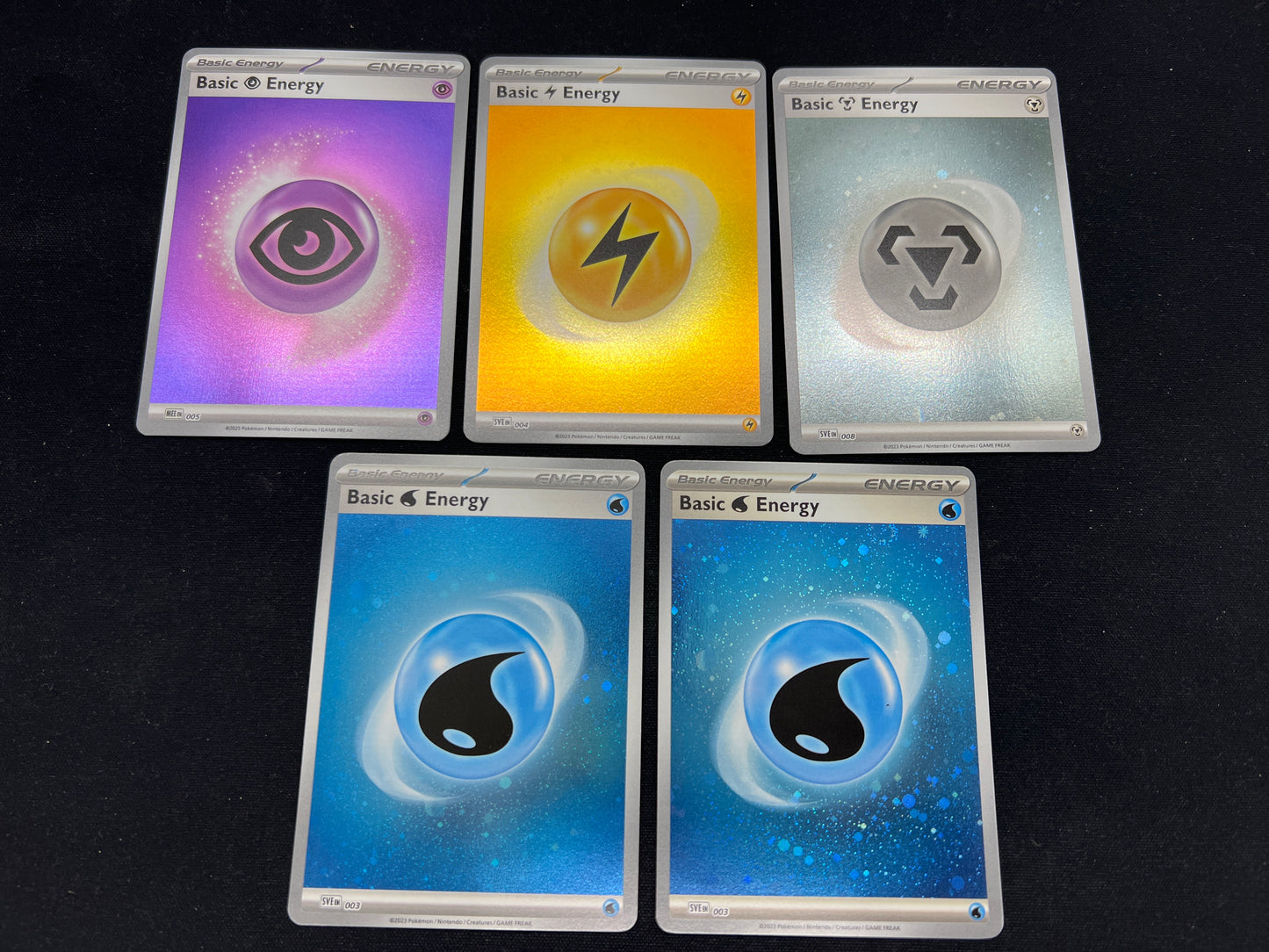 Auction Lot 167: Pokemon Cards Basic Energy Holos Conditions Vary