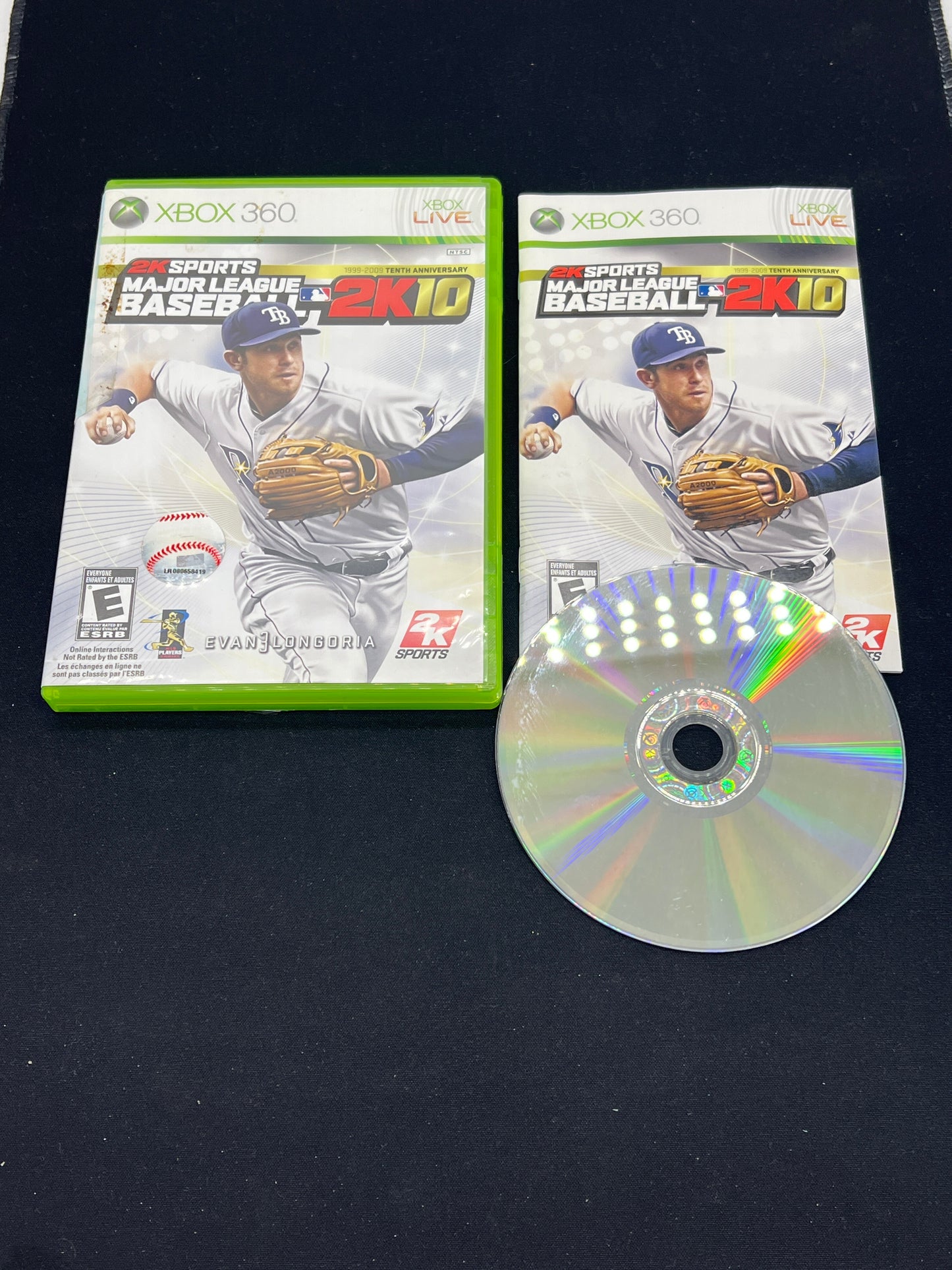Auction Lot 12: XBOX 360 MLB 2K10 CIB