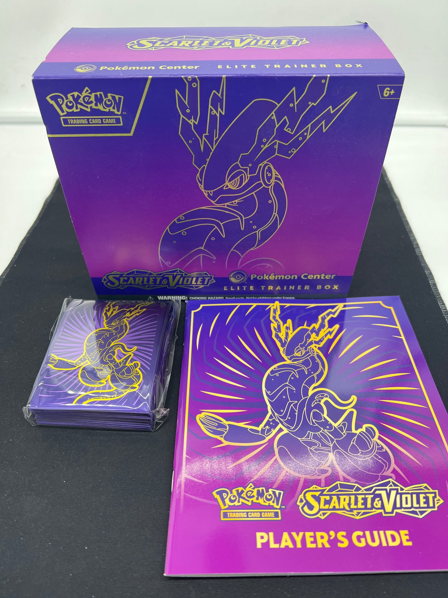 Auction Lot 148: Pokemon Cards Scarlet & Violet Base Set Pokemon Center Empty ETB With Accessories