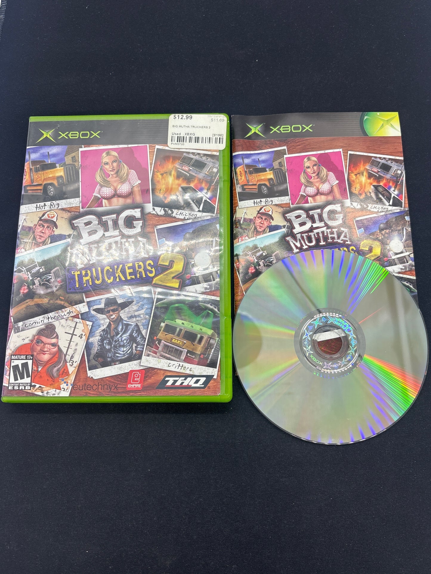 Auction Lot 146: XBOX Video Game Big Mutha Truckers 2 CIB