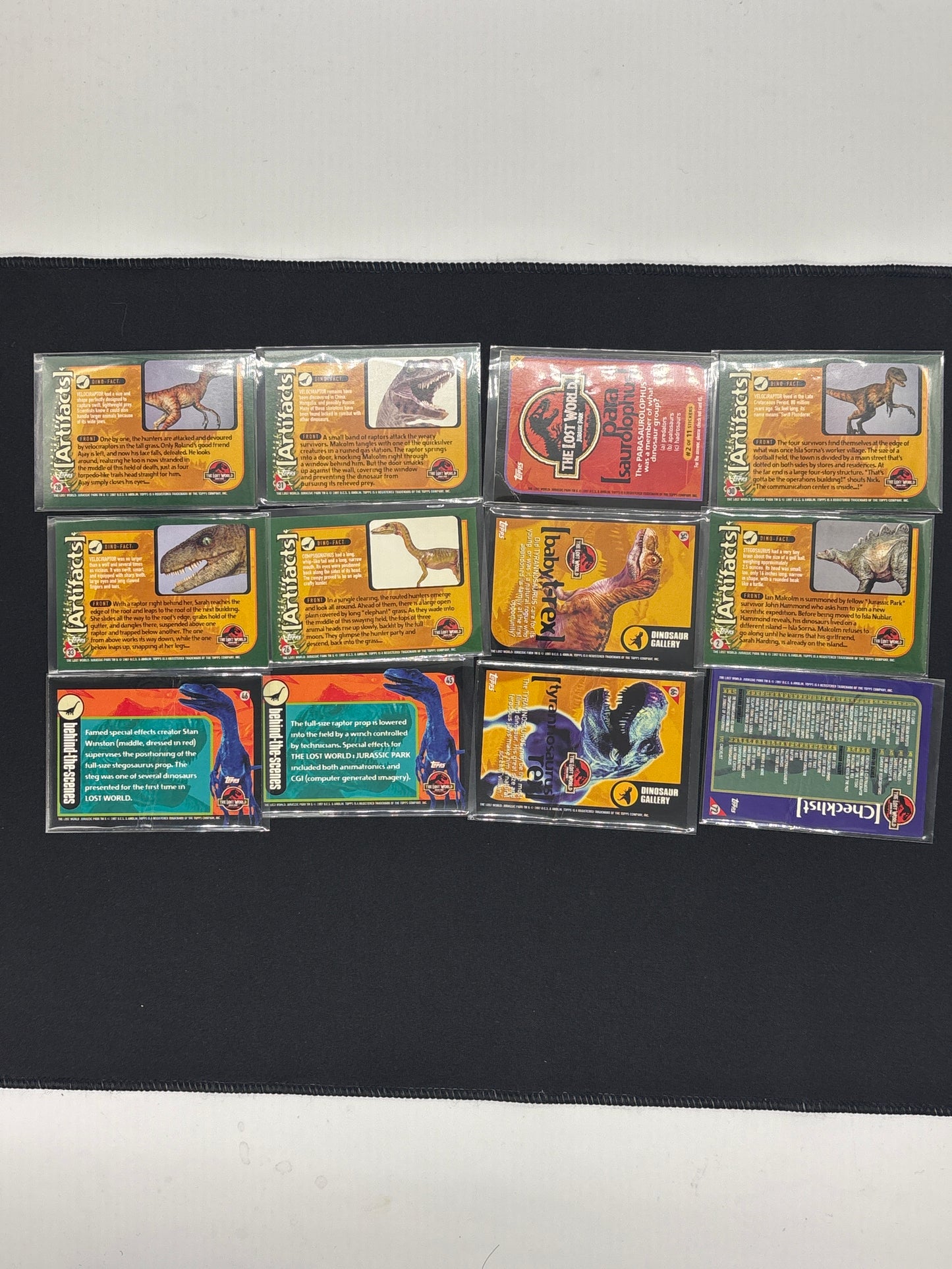 Auction Lot 56: Jurassic Park Topps Chrome Lot 5 Conditions Vary