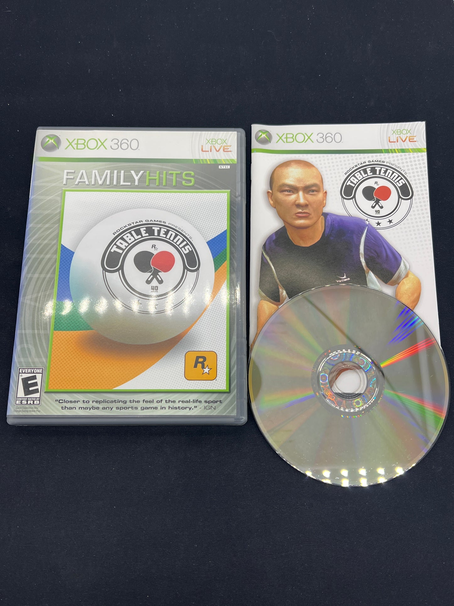 Auction Lot 157: XBOX 360 Video Game Table Tennis
