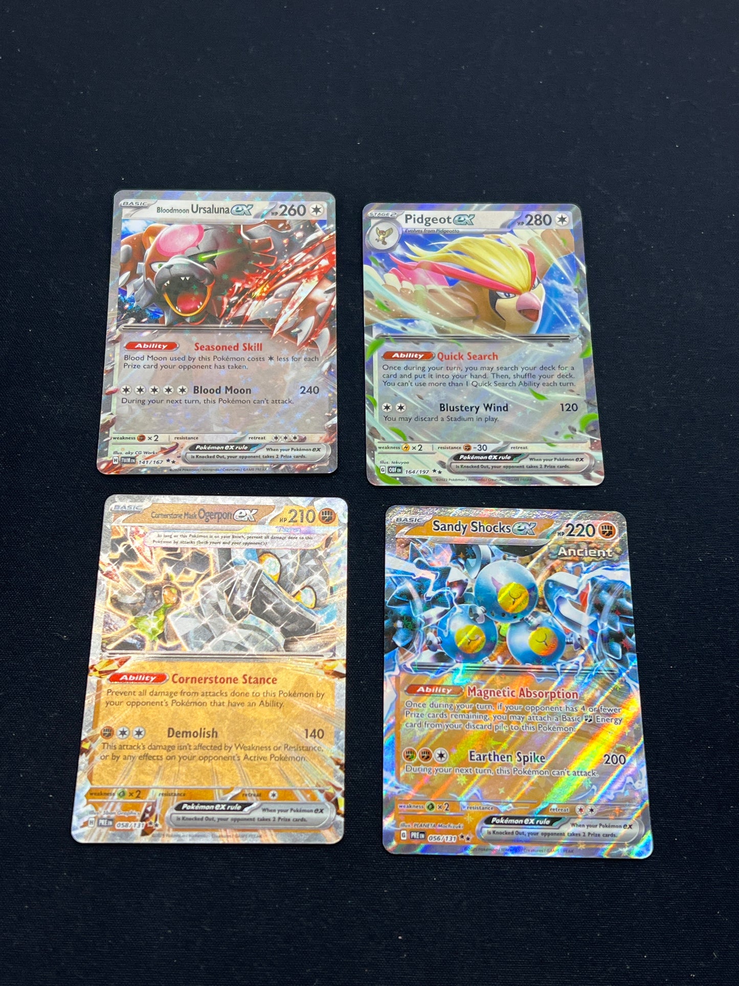Auction Lot 159: Pokemon Cards Asssorted SV EX Lot Conditions Vary