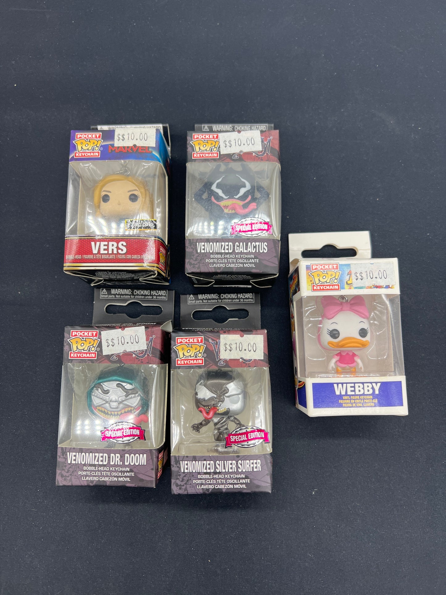Auction Lot 115: Funko Pop Keychains Assorted Lot of 5 Sealed