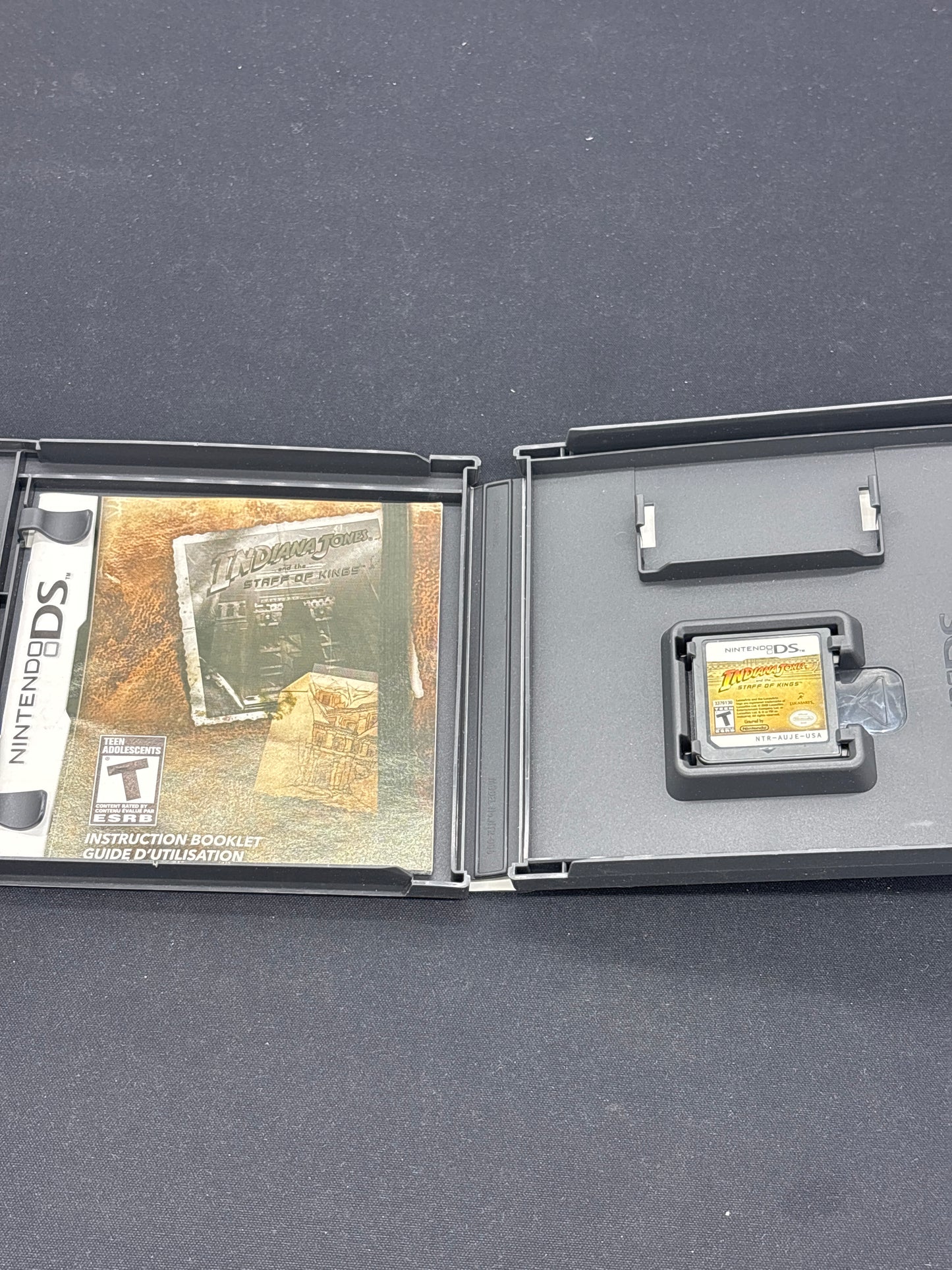 Auction Lot 196: Nintendo DS Video Game Indiana Jones and the Staff of Kings CIB