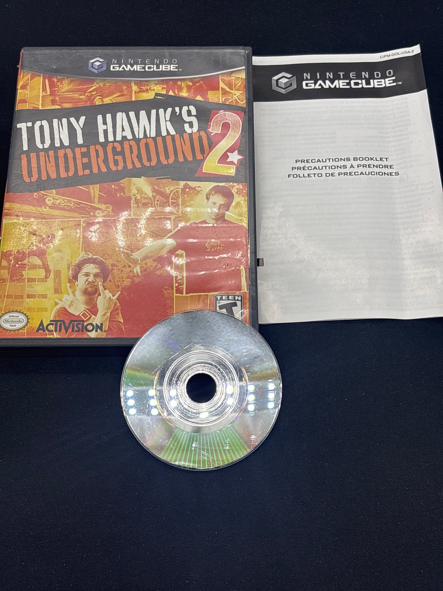 Auction Lot 161: Nintendo GameCube Tony Hawk's Underground 2 With Case & Disc