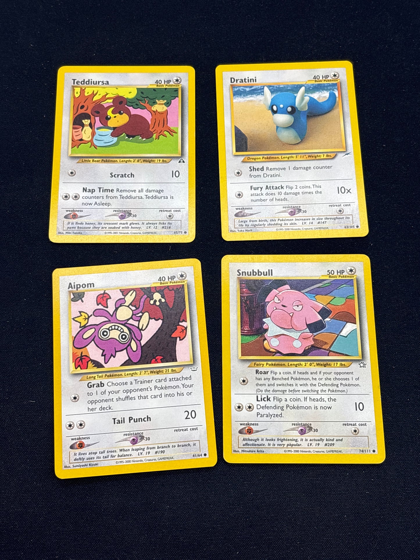 Auction Lot 480: Pokemon Cards WOTC Neo Era Themed Card Lot Conditions Vary