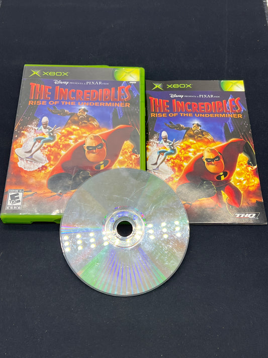 Auction Lot 211: XBOX Video Game The Incredibles Rise of the Underminer CIB