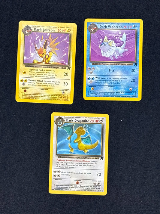 Auction Lot 31: Pokemon Team Rocket Card Lot Non Holo Rares Uncommon Conditions Vary