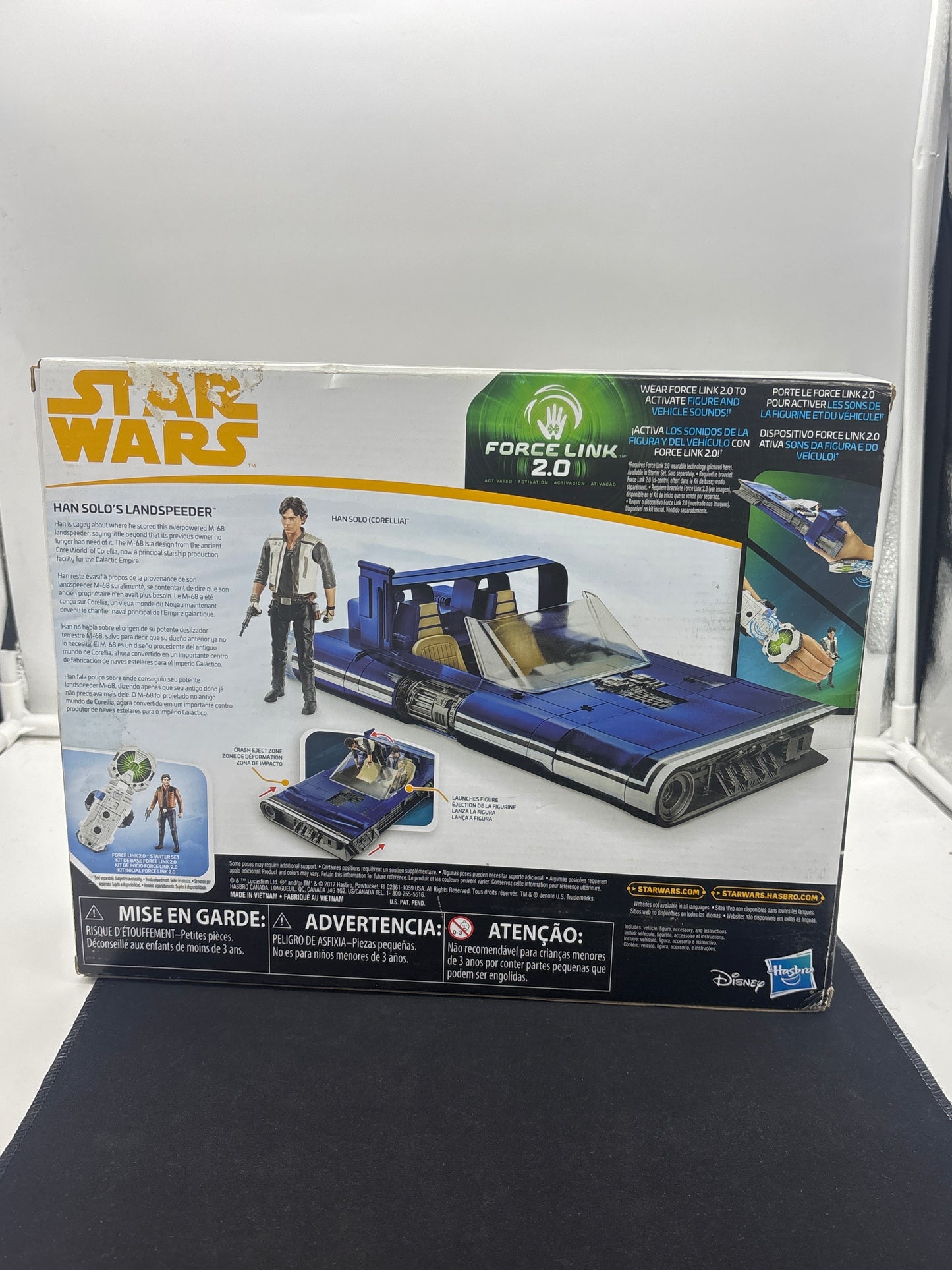 Auction Lot 175: Star Wars Han Solo's Land Speeder Force Link 2.0 Hasbro