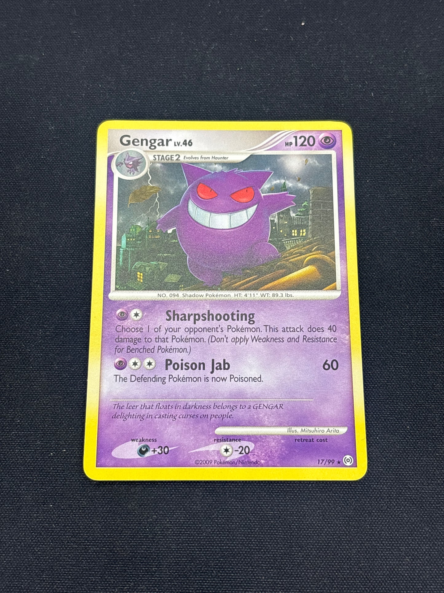 Auction Lot 271: Pokemon Cards Gengar Non Holo Rare Condition Vary