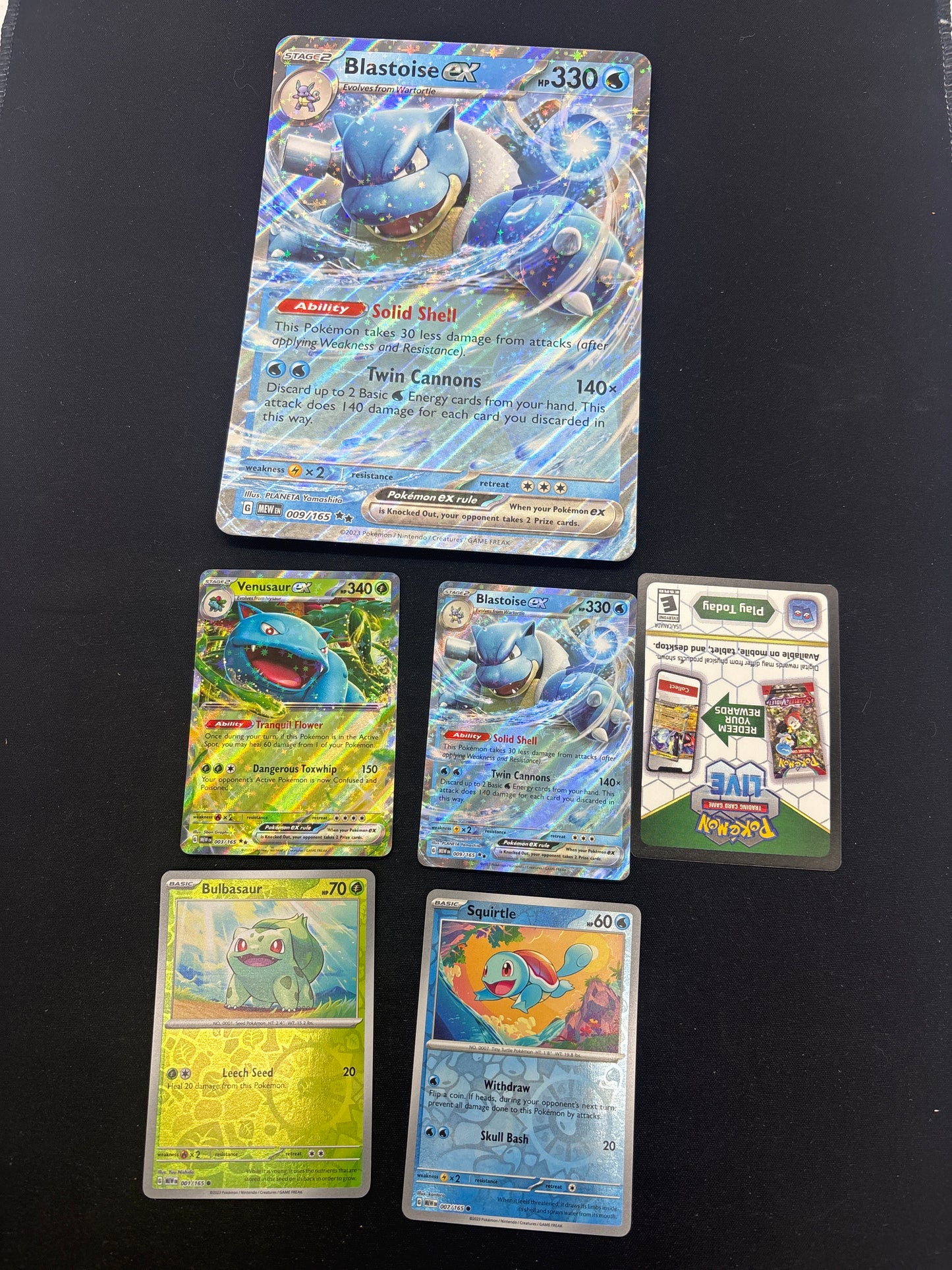 Auction Lot 62: Pokemon Cards Blooming Waters Collection Box Promo Lot 2 Conditions Vary