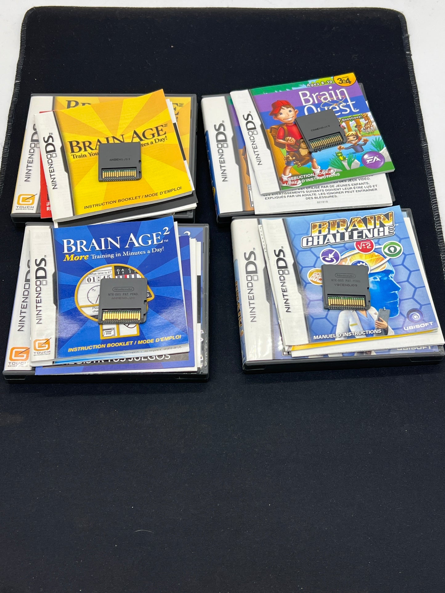 Auction Lot 197: Nintendo DS Lot of 4 Brain Games CIB