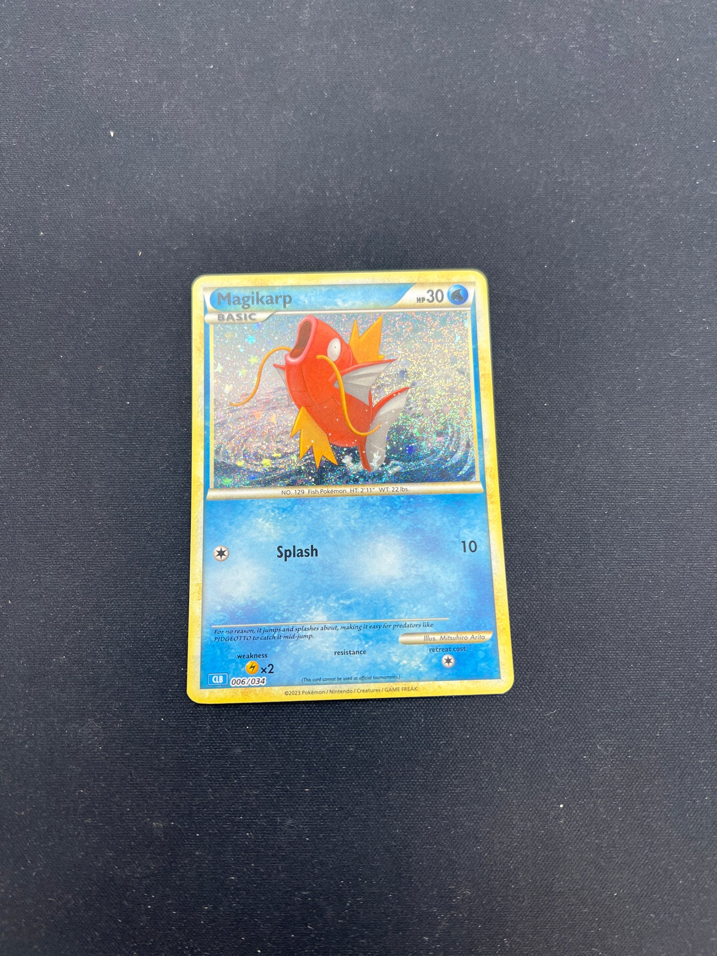 Auction Lot 171: Pokemon Cards Magikarp Holo TCG Classic Deck Condition Vary