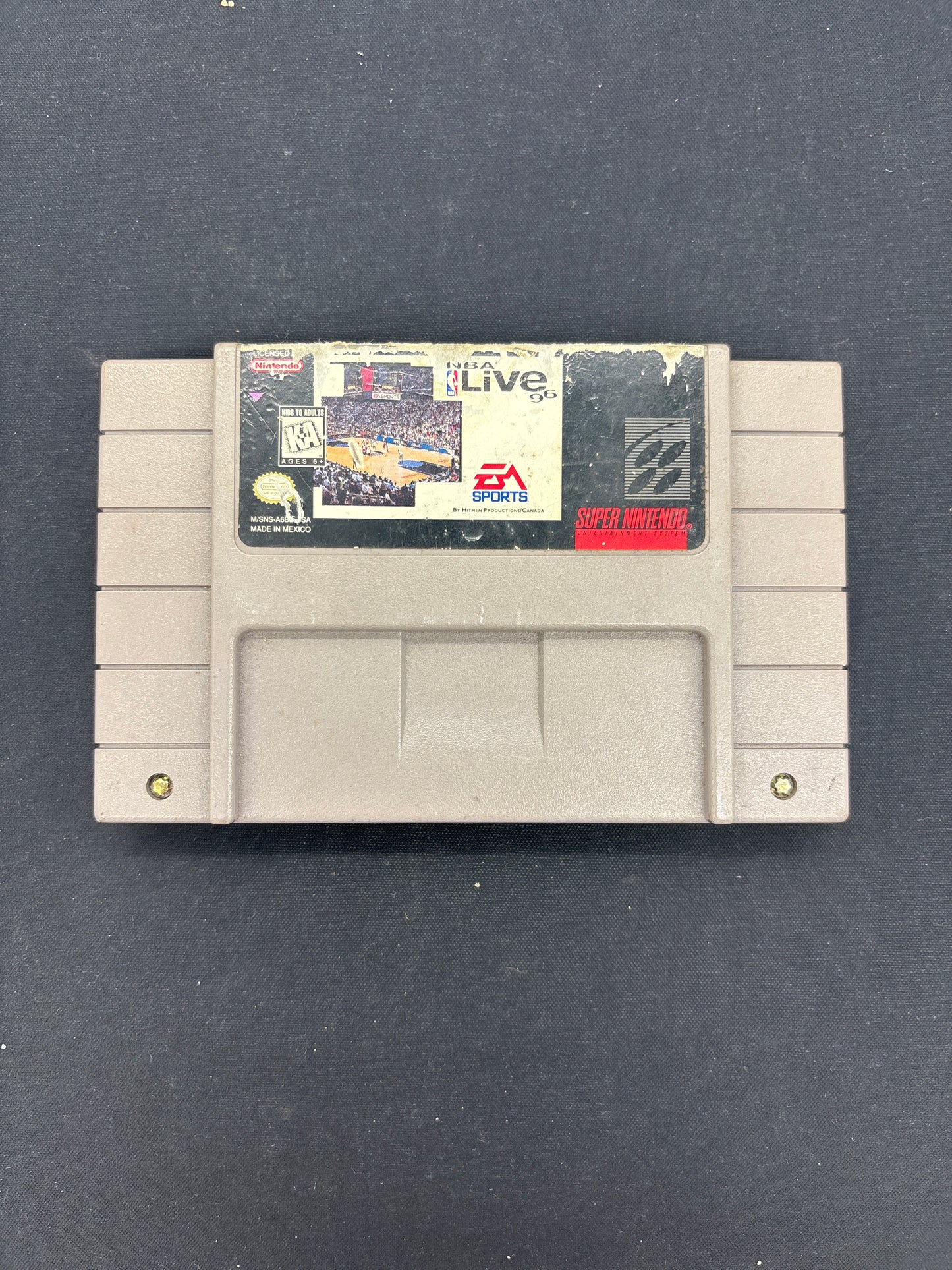 Auction Lot 91: SNES Video Game NBA Live 96 Loose