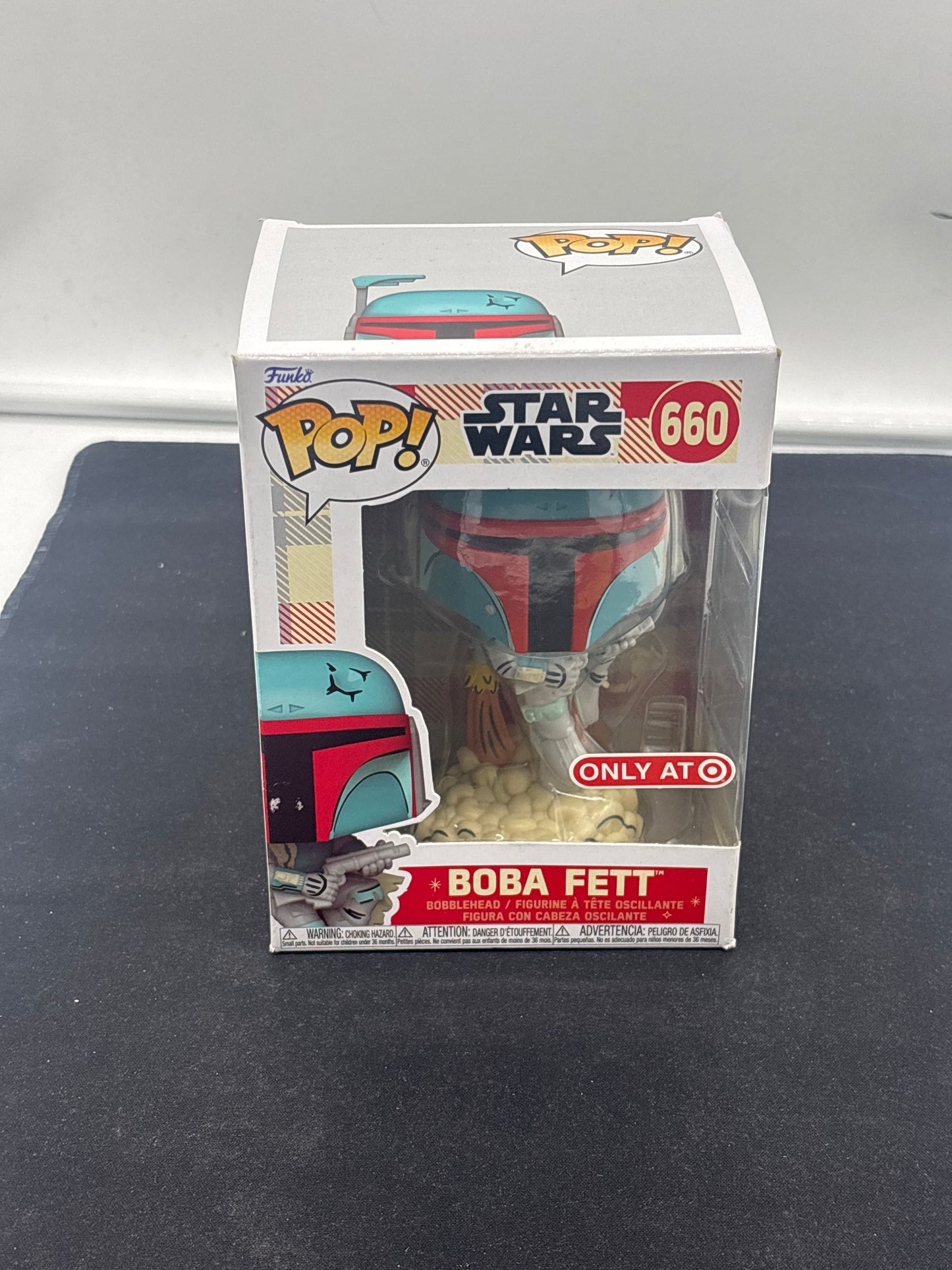 Auction Lot 47: POP Funko Star Wars 660 Boba Fett Figure