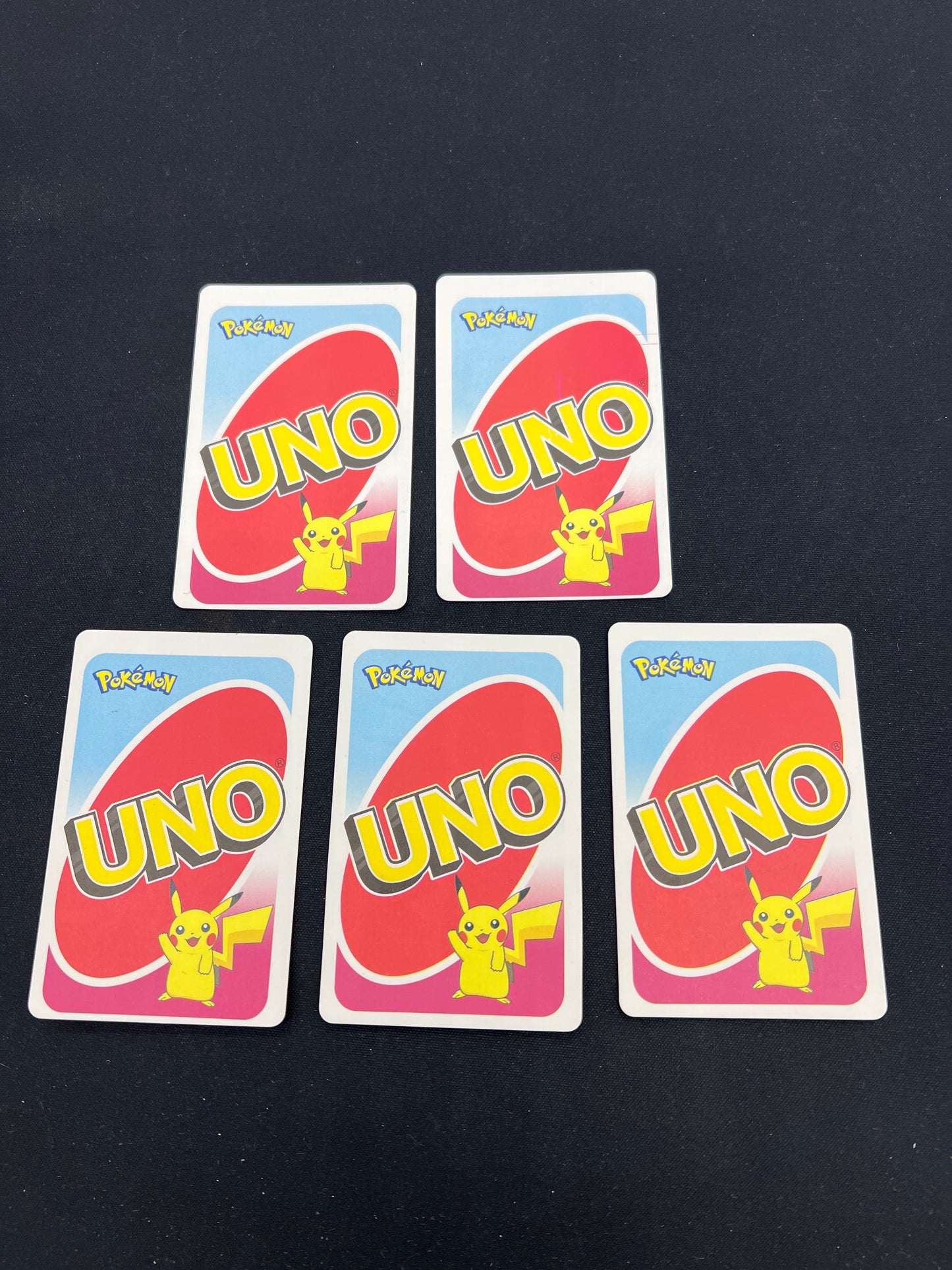 Auction Lot 59: Uno Pokemon Lot of 5 Playing Cards