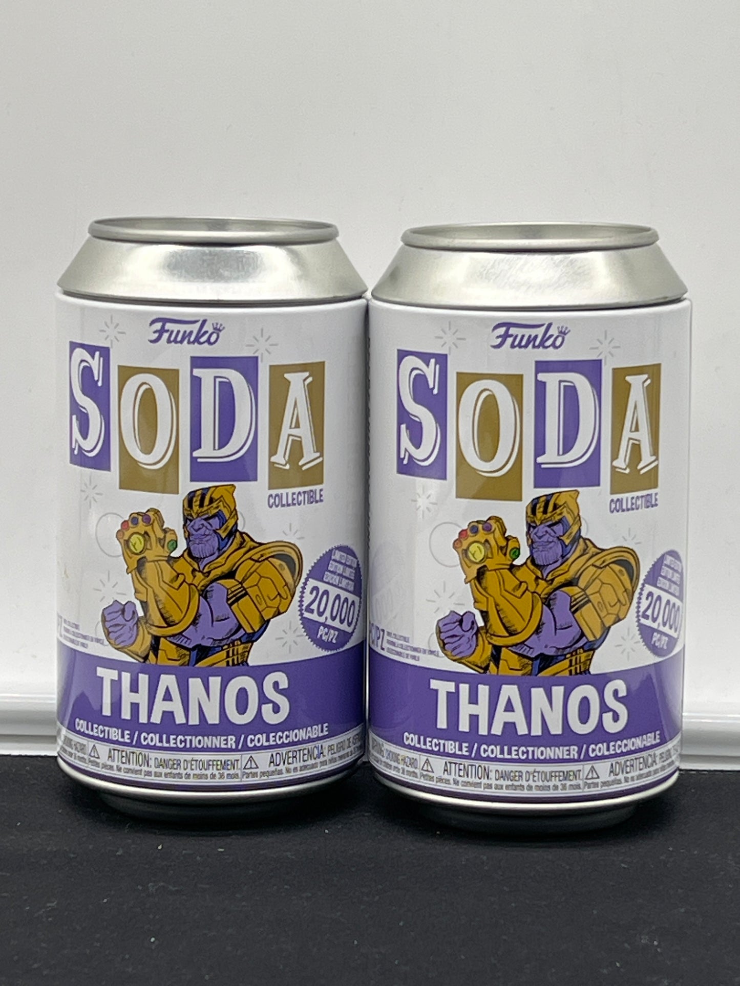 Auction Lot 16: Funko Soda Thanos Lot of 2