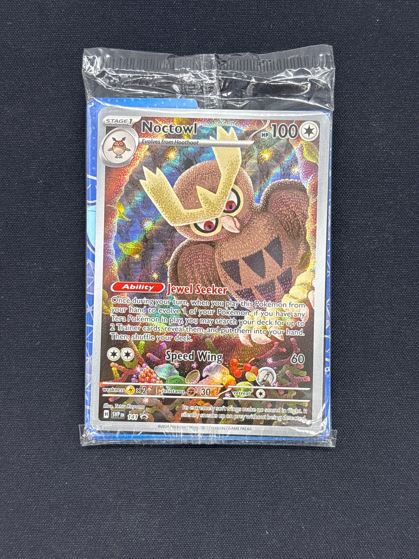 Auction Lot 27: Pokemon Stellar Crown Noctowl ETB Promo Sealed