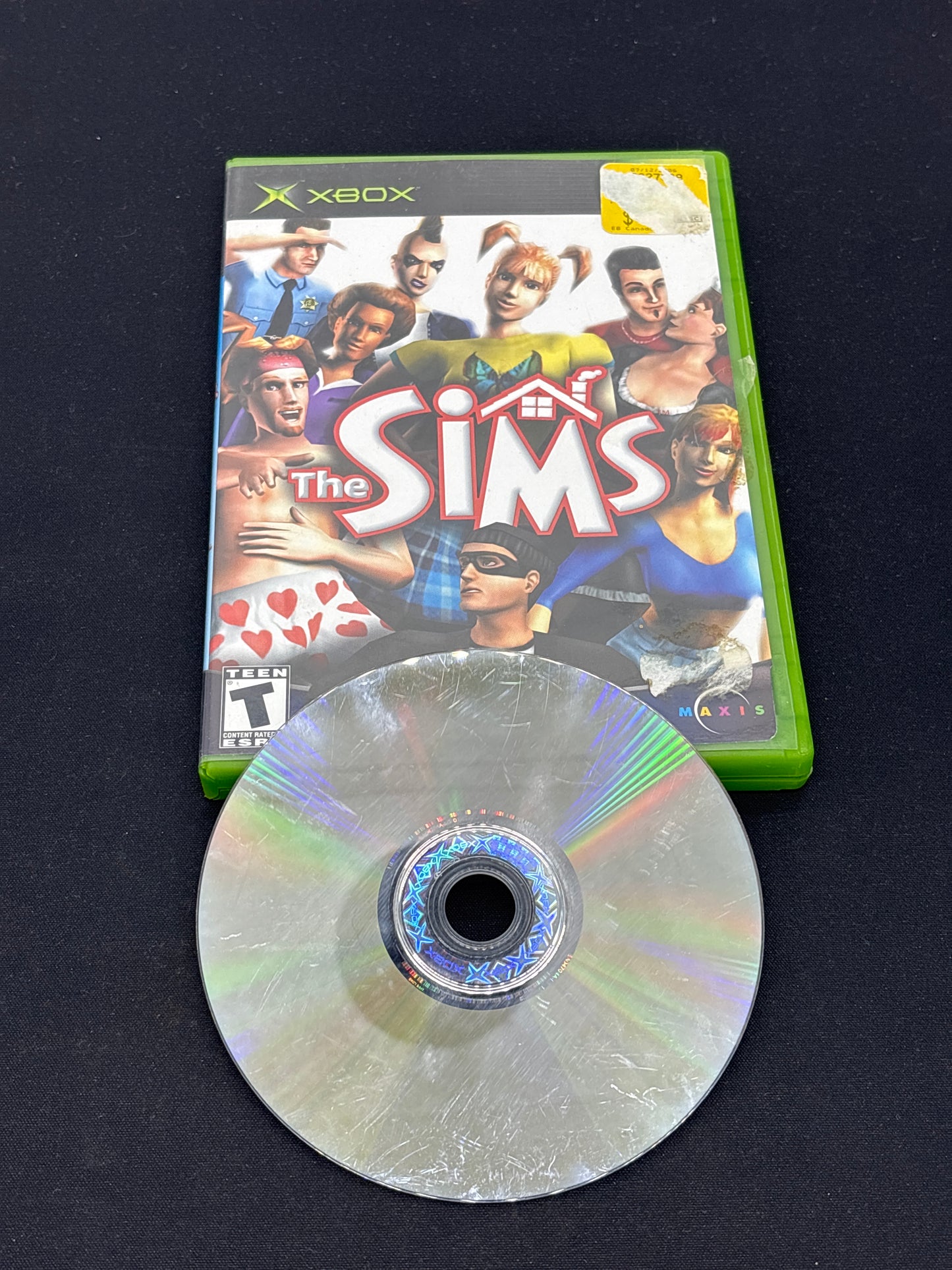 Auction Lot 117: XBOX Video Game The Sims