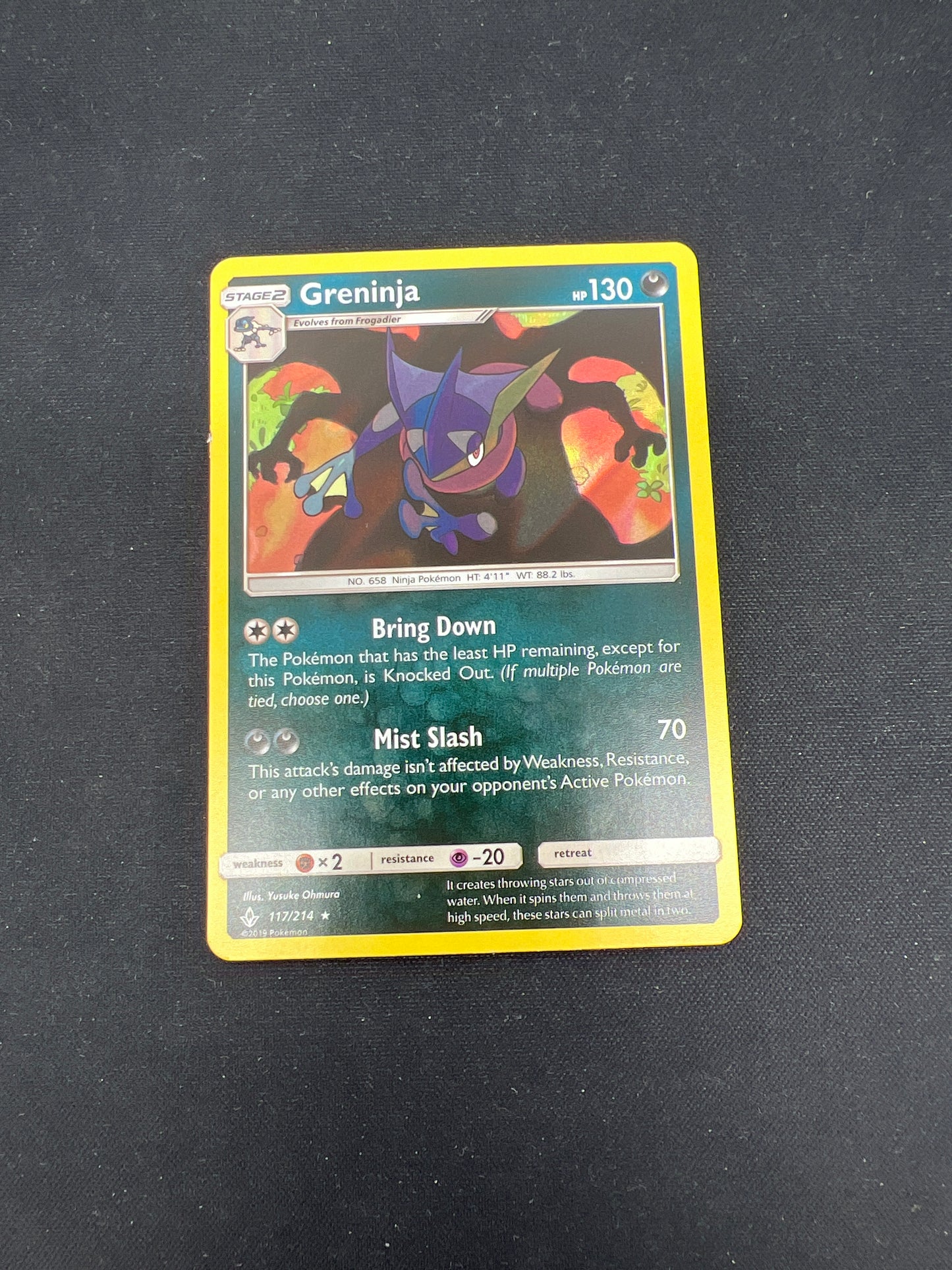 Auction Lot 76: Pokemon Cards Greninja Holo SM Unbroken Bonds Conditions Vary