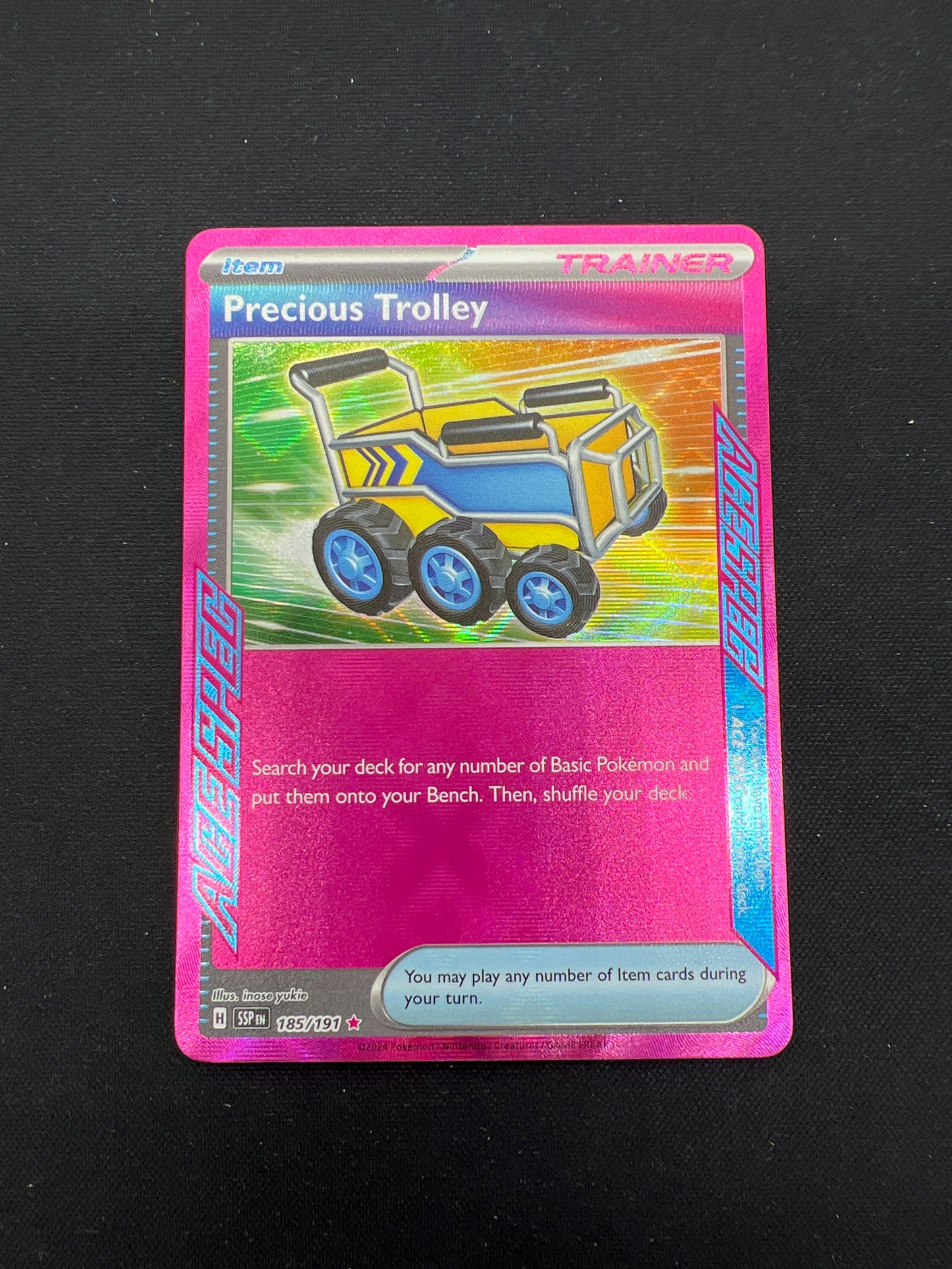 Auction Lot 269: Pokemon Cards ACE Spec Precious Trolley Conditions Vary