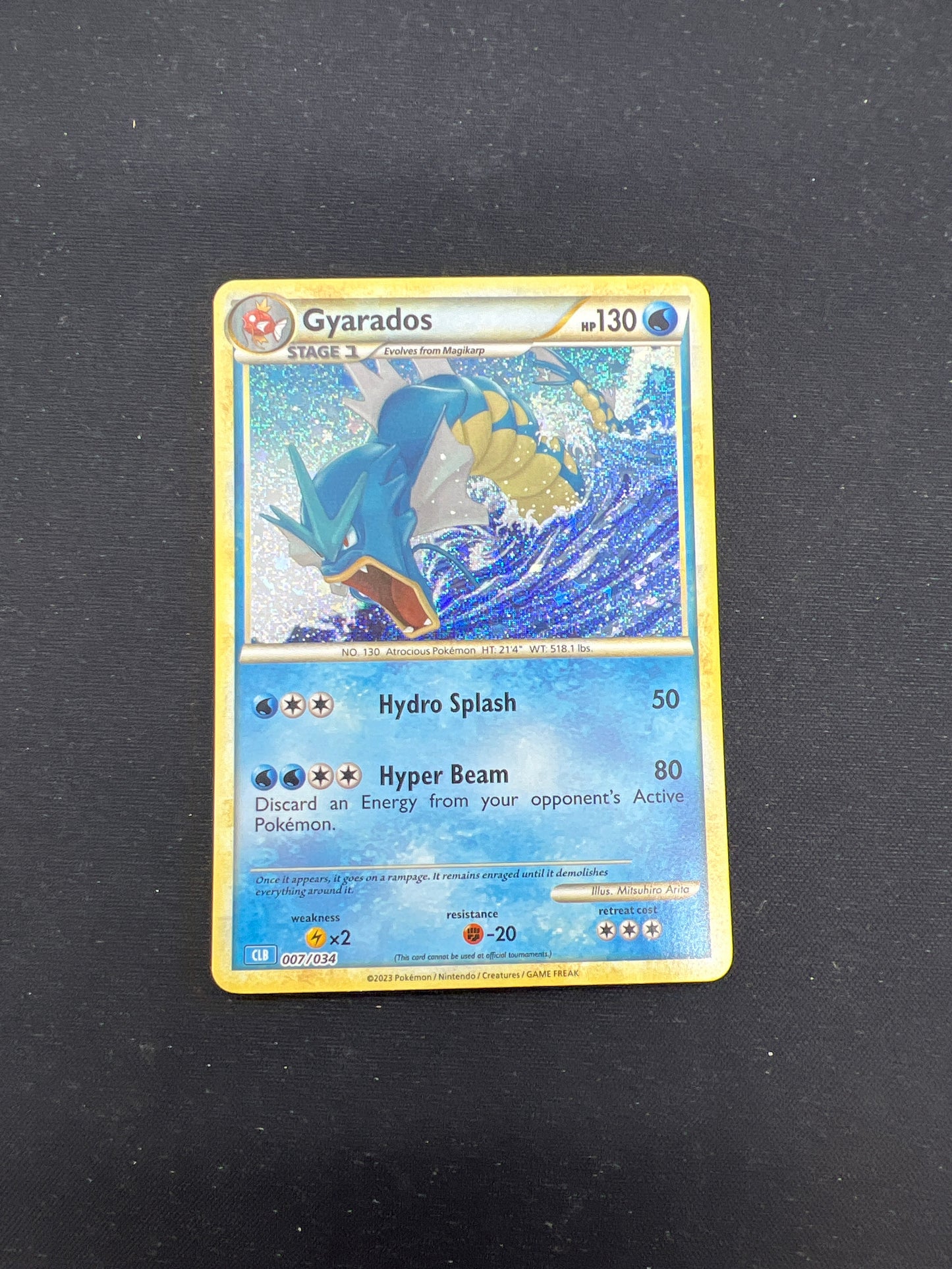 Auction Lot 170: Pokemon Cards Gyarados Holo TCG Classic Deck Condition Vary