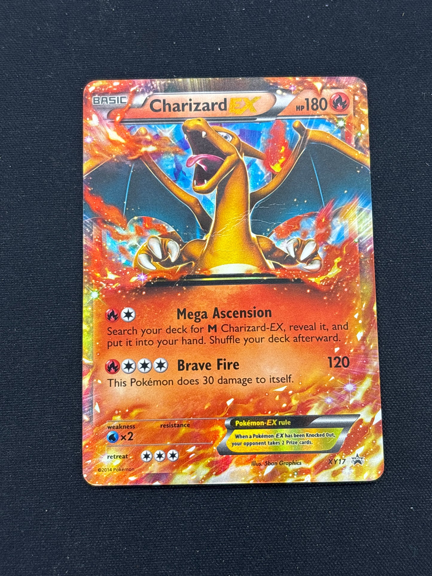 Auction Lot 227: Charizard EX XY17 Pokemon Card Conditions Vary
