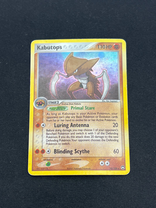 Auction Lot 48: Pokemon Cards Kabutops Holo EX Power Keepers Conditions Vary