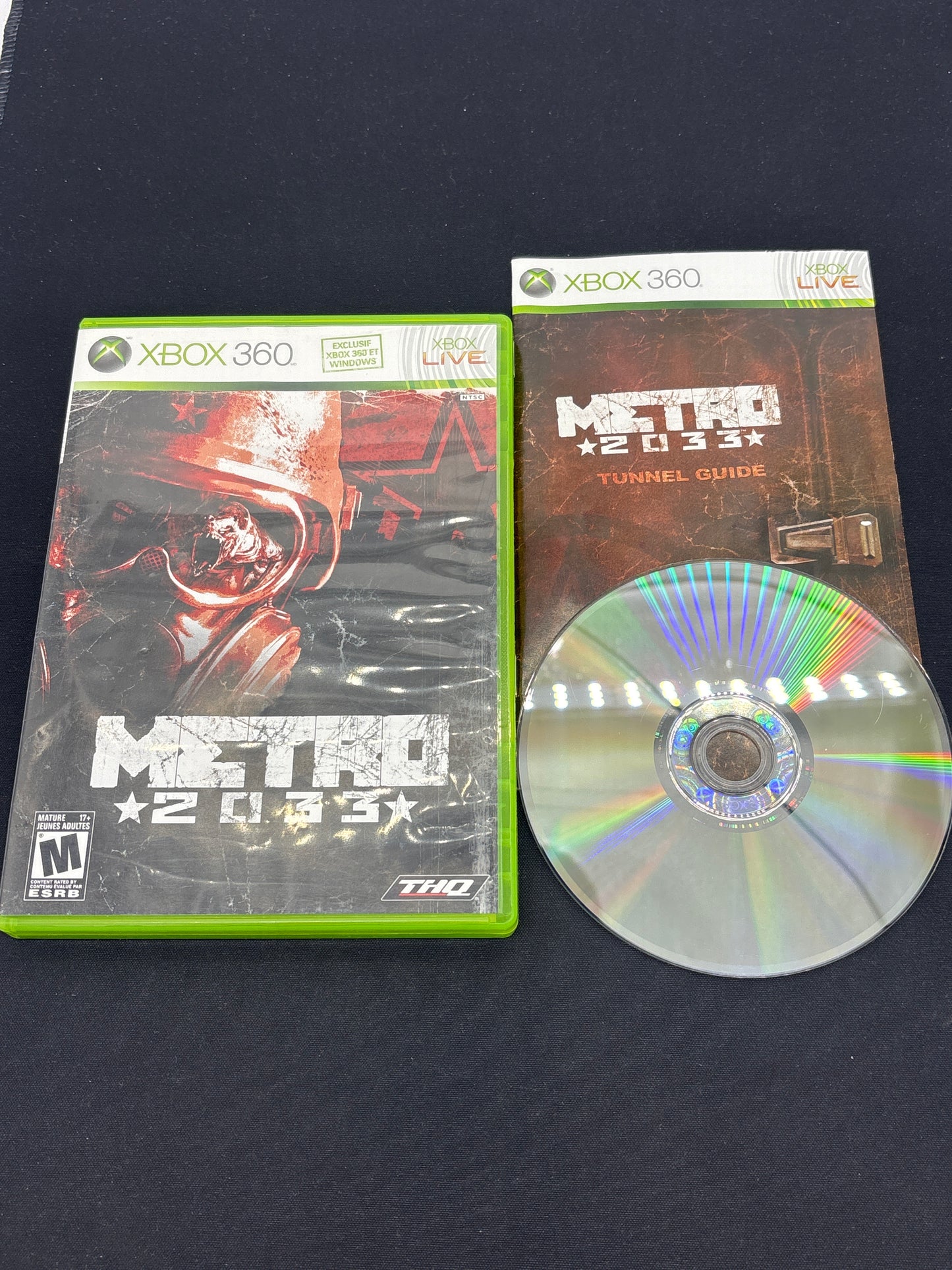 Auction Lot 216: XBOX 360 Video Game Lot of 2 Metro 2033 Metro Last Light CIB