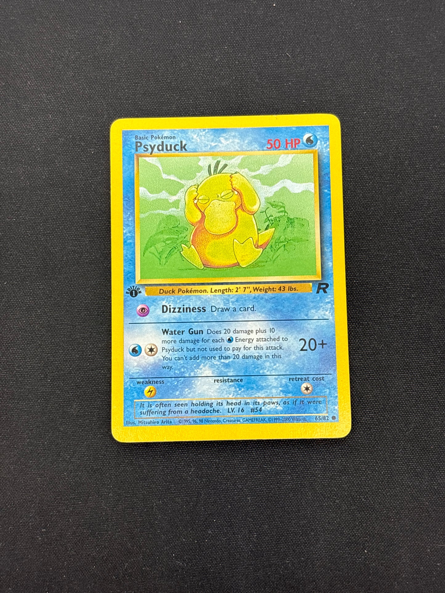 Auction Lot 431: Pokemon Cards 1st Edition Team Rocket Psyduck Common Conditions Vary