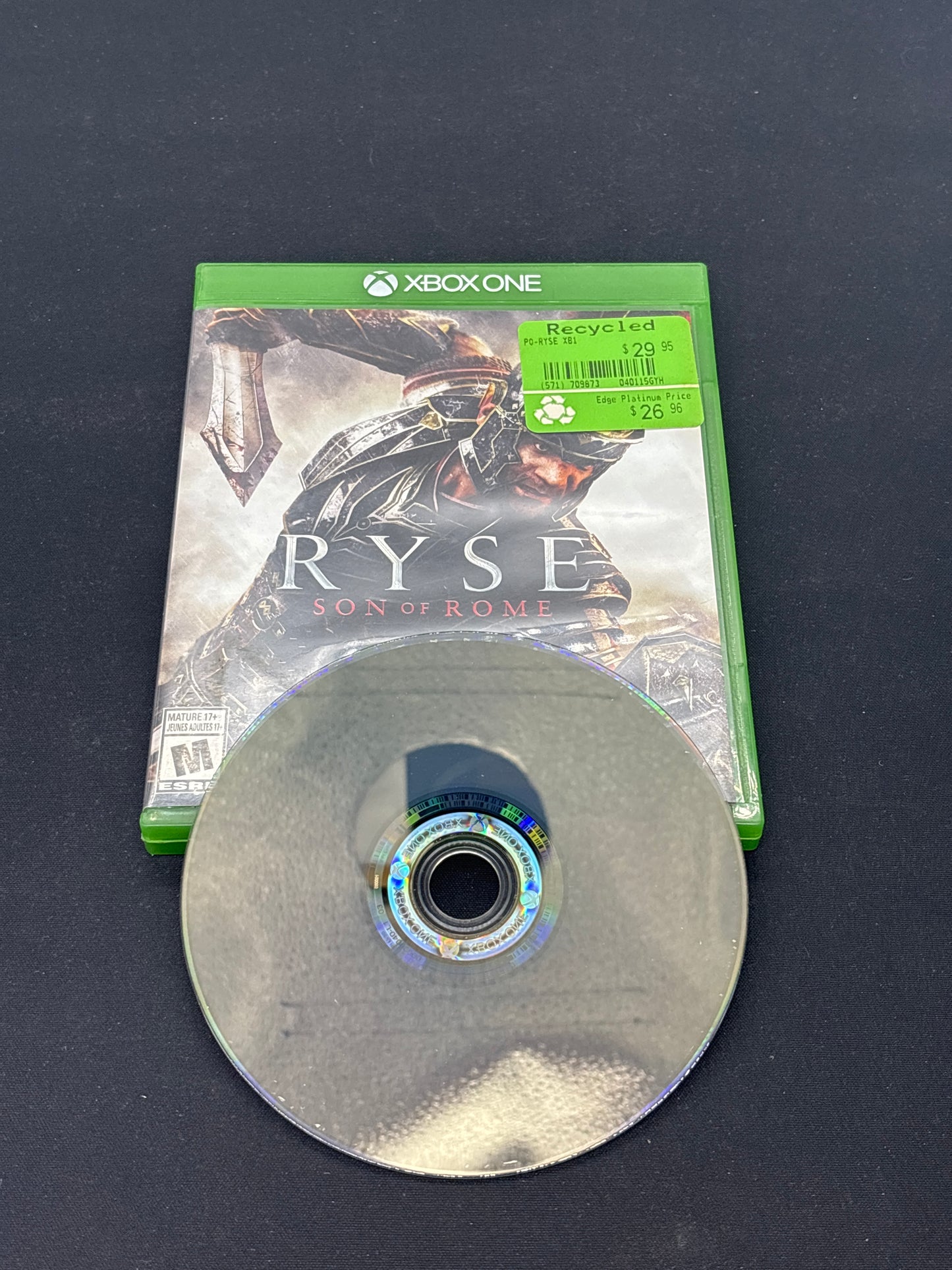 Auction Lot 146: RYSE Video Game XBOX One