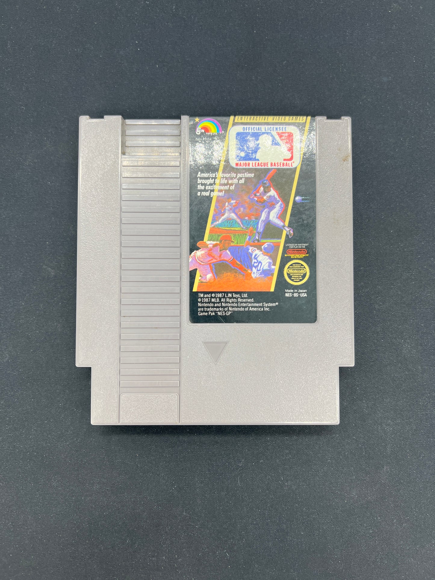 Auction Lot 96: NES Video Game MLBPA Baseball Loose