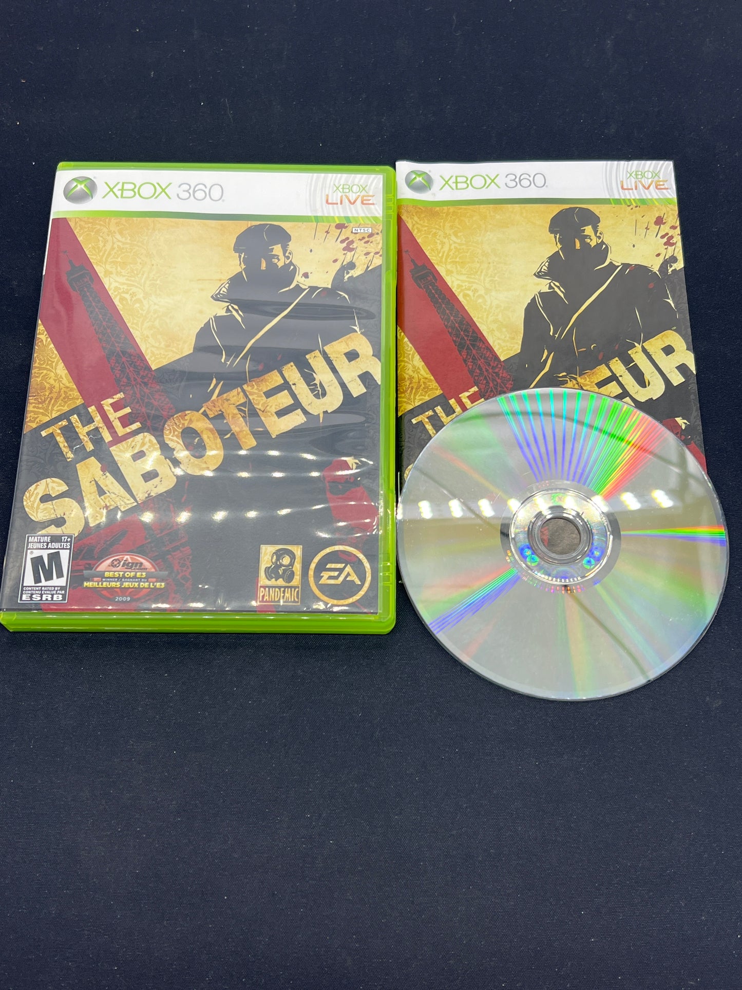 Auction Lot 173: XBOX 360 Video Game The Saboteur CIB