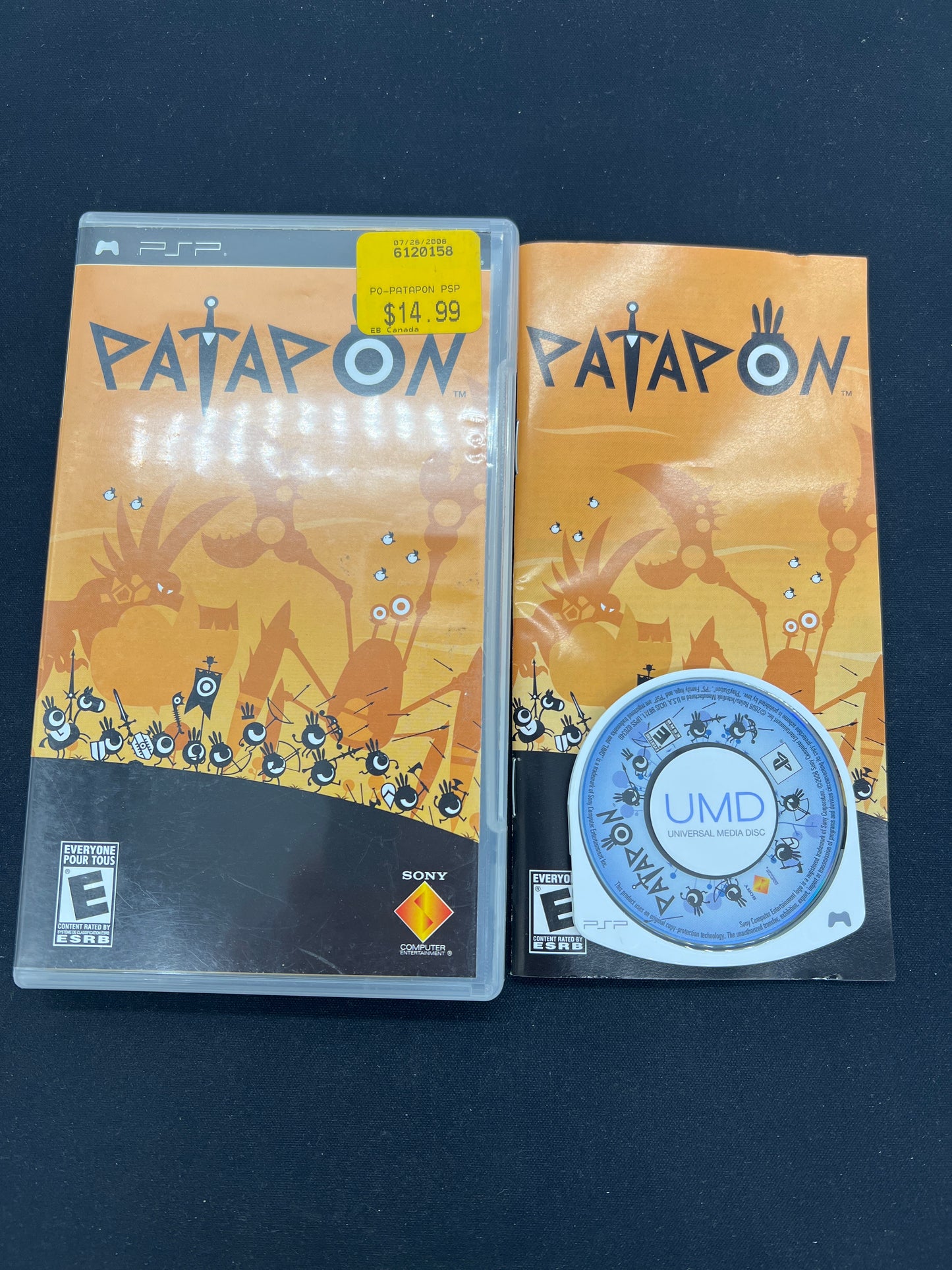 Auction Lot 68: PSP Video Game Patapon CIB