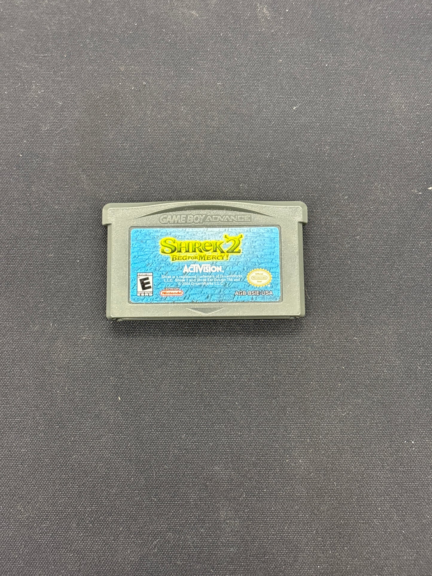 Auction Lot 213: Shrek 2 Beg For Mercy Video Game Nintendo Gameboy Advance Loose