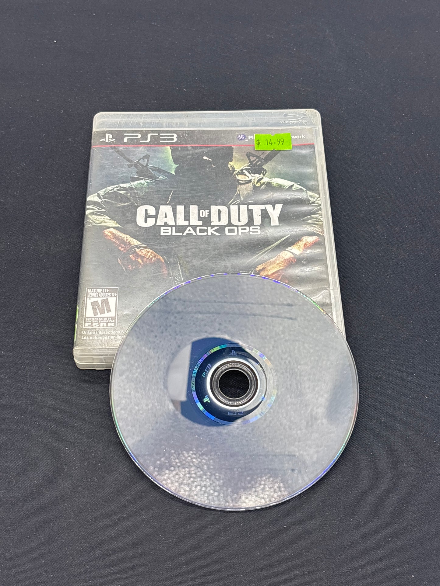 Auction Lot 111: PS3 Call of Duty Black OPS with Case & Disc