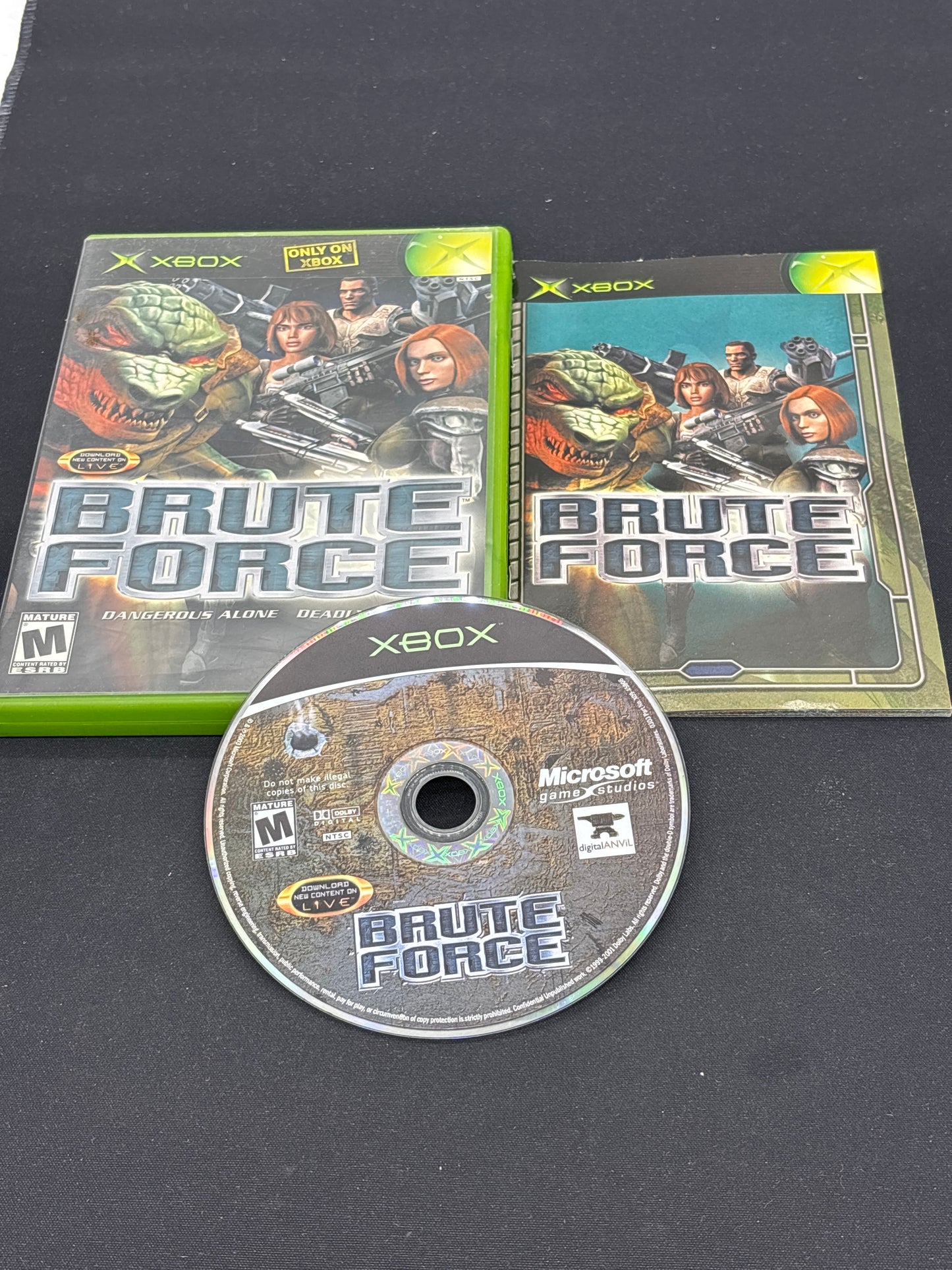 Auction Lot 191: XBOX Video Game Brute Force CIB