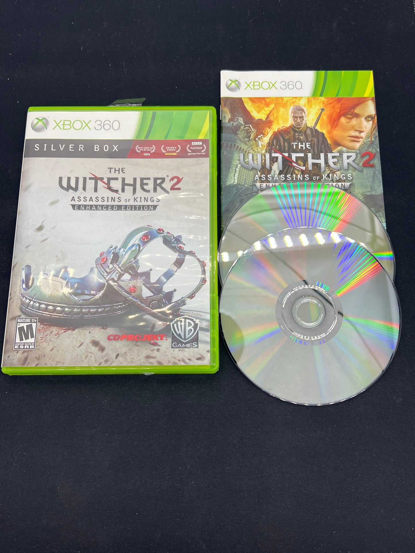 Auction Lot 176: XBOX 360 Video Game Witcher 2 CIB