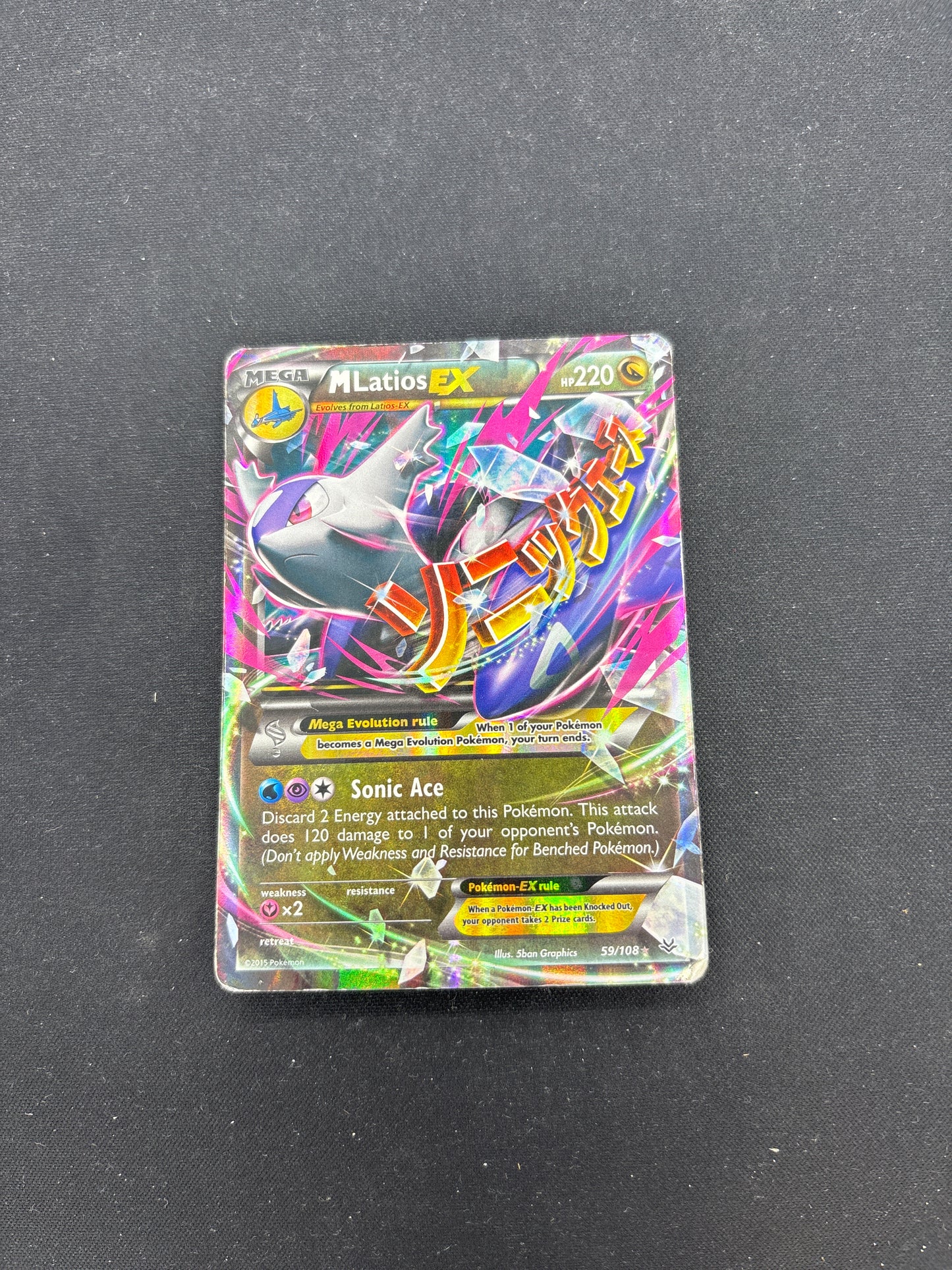 Auction Lot 26: Pokemon Cards M Latios EX Condition Vary